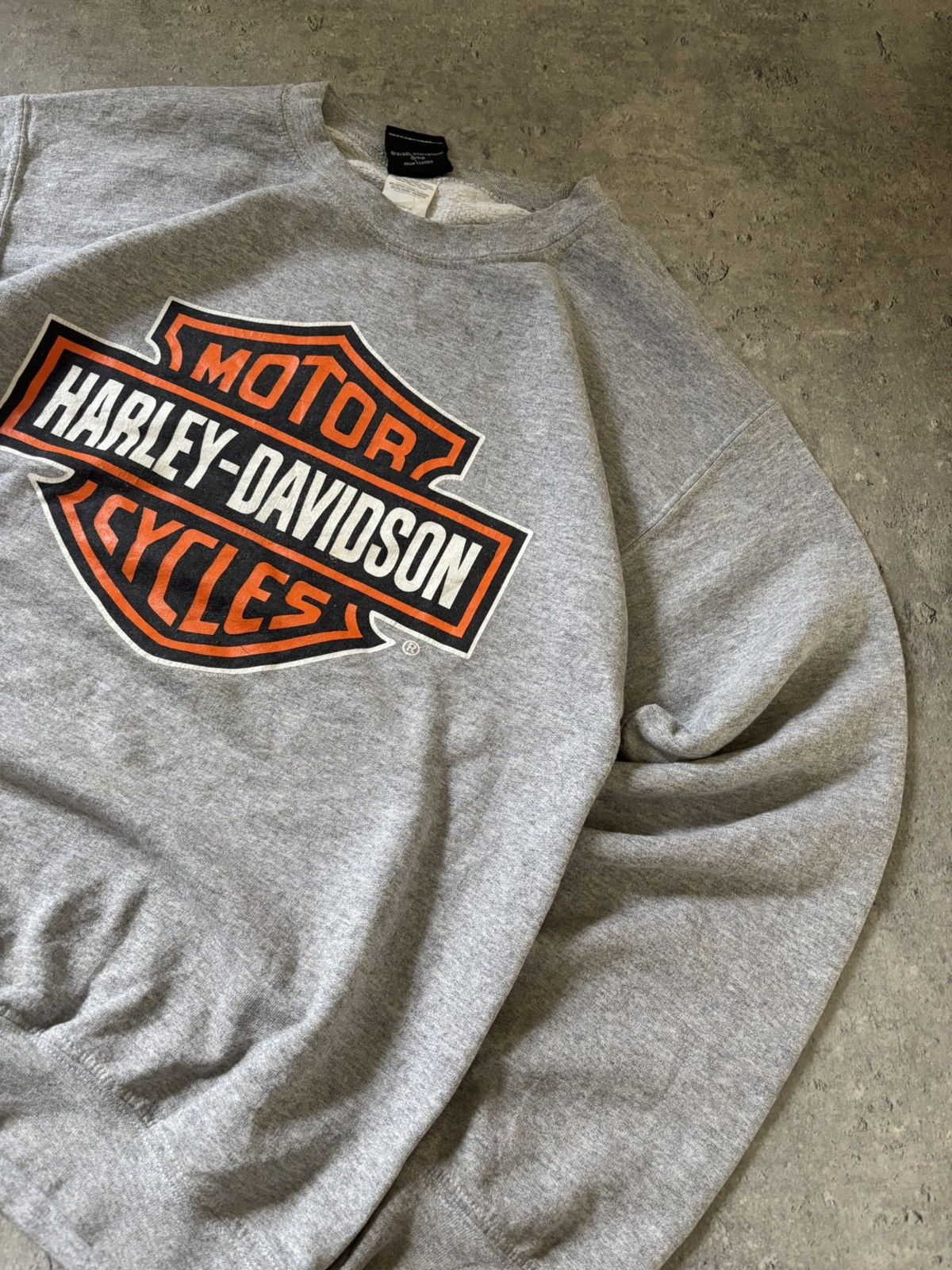 Harley Davidson Vintage Harley-Davidson Double Sided Crewneck Logo Engine Size US S / EU 44-46 / 1 - 7 Thumbnail