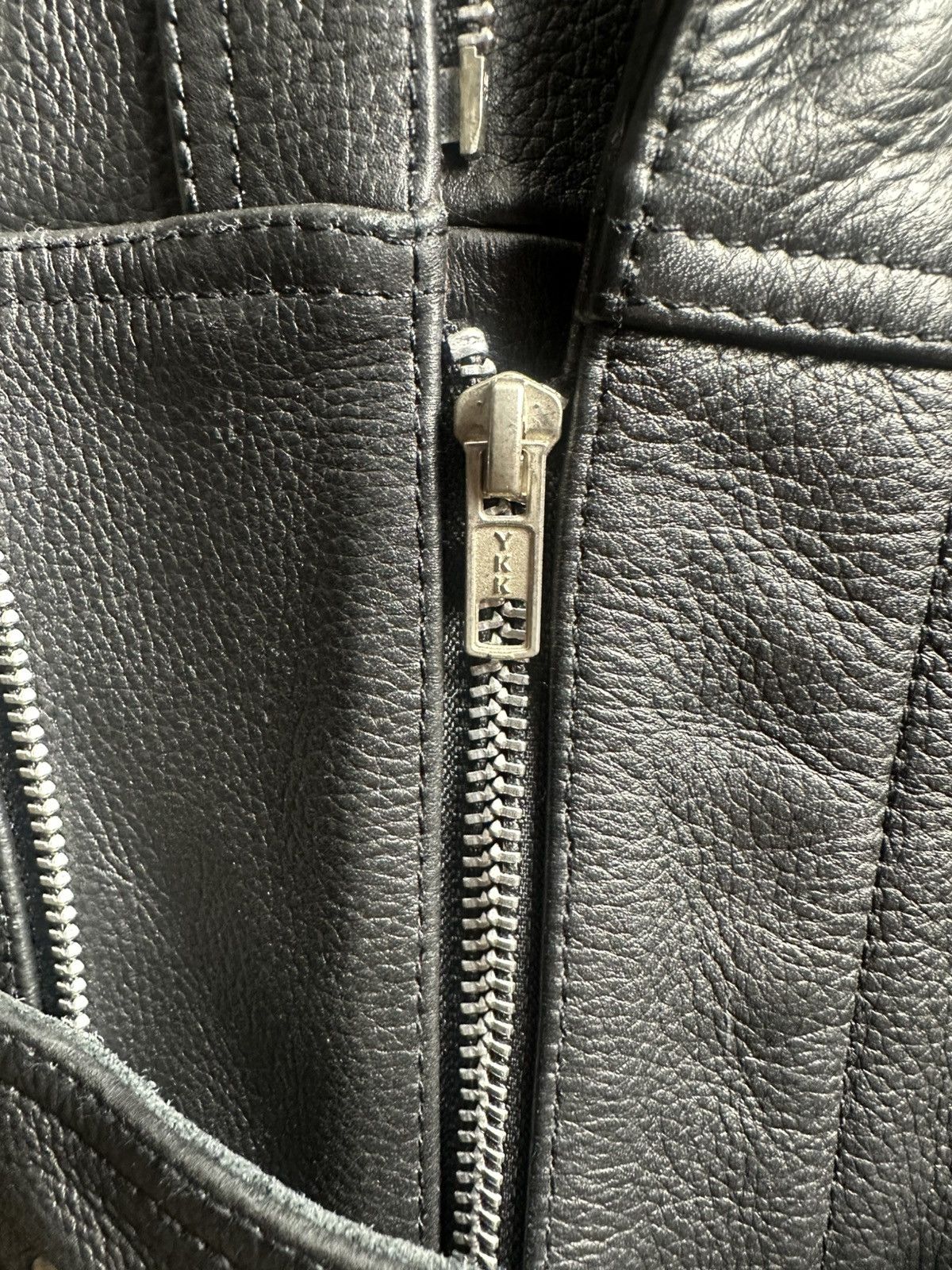 Other Leather Biker Jacket with fringes Size US XL / EU 56 / 4 - 5 Thumbnail
