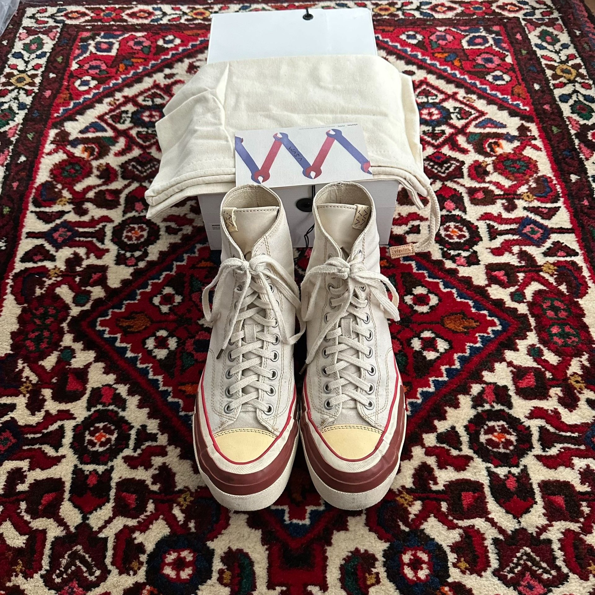 Visvim visvim skagway hi canvas shoes size 8 Size US 8 / EU 41 - 1 Thumbnail