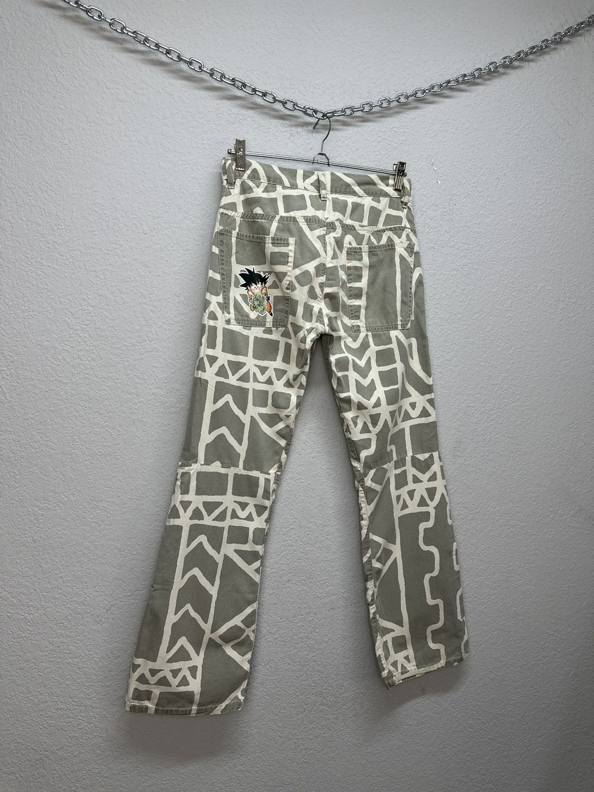 Japanese Brand Vintage Diesel Reckflay Special Flared Faded denim Jeans Y2K Size 29" - 14 Thumbnail