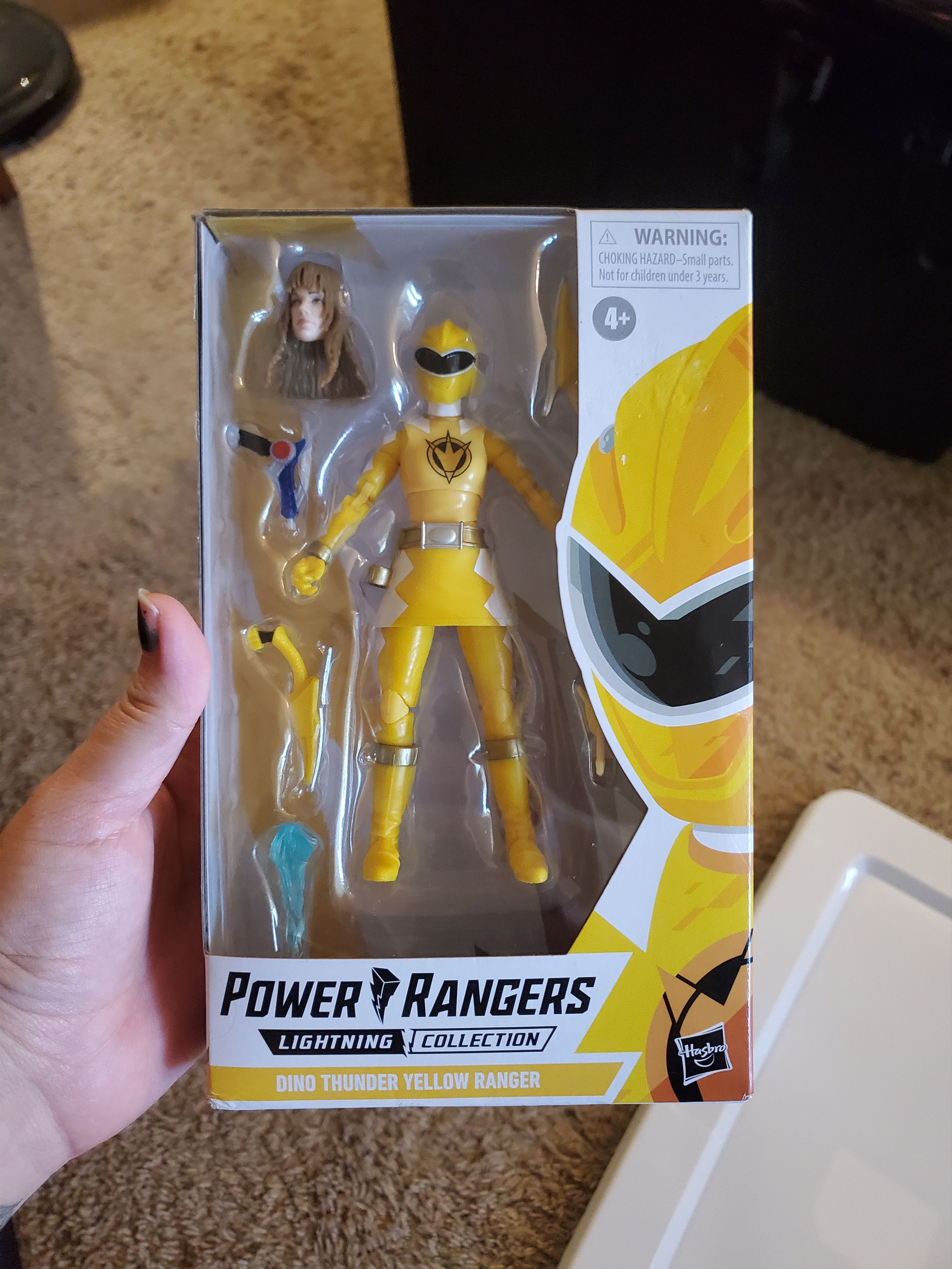 Other New in box! Dino Thunder Yellow Power Ranger-Collectable Size ONE SIZE - 7 Thumbnail