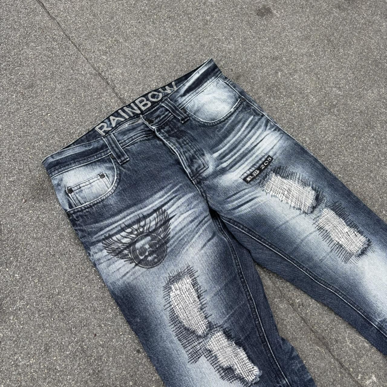Japanese Brand × Vintage Rainbow Jeans Size US 34 / EU 50 - 3 Thumbnail
