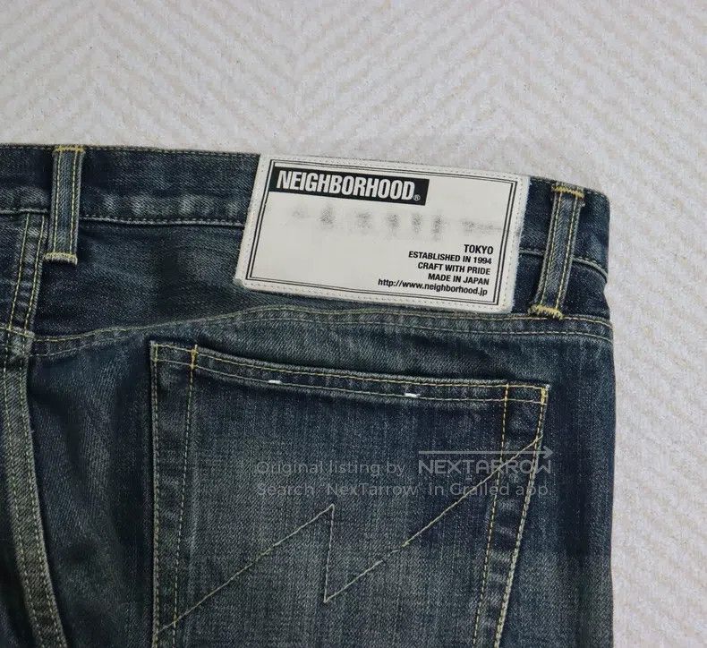 Neighborhood Neighborhood size XL Washed Denim Jeans Washed DP Narrow J Size US 27 - 6 Thumbnail