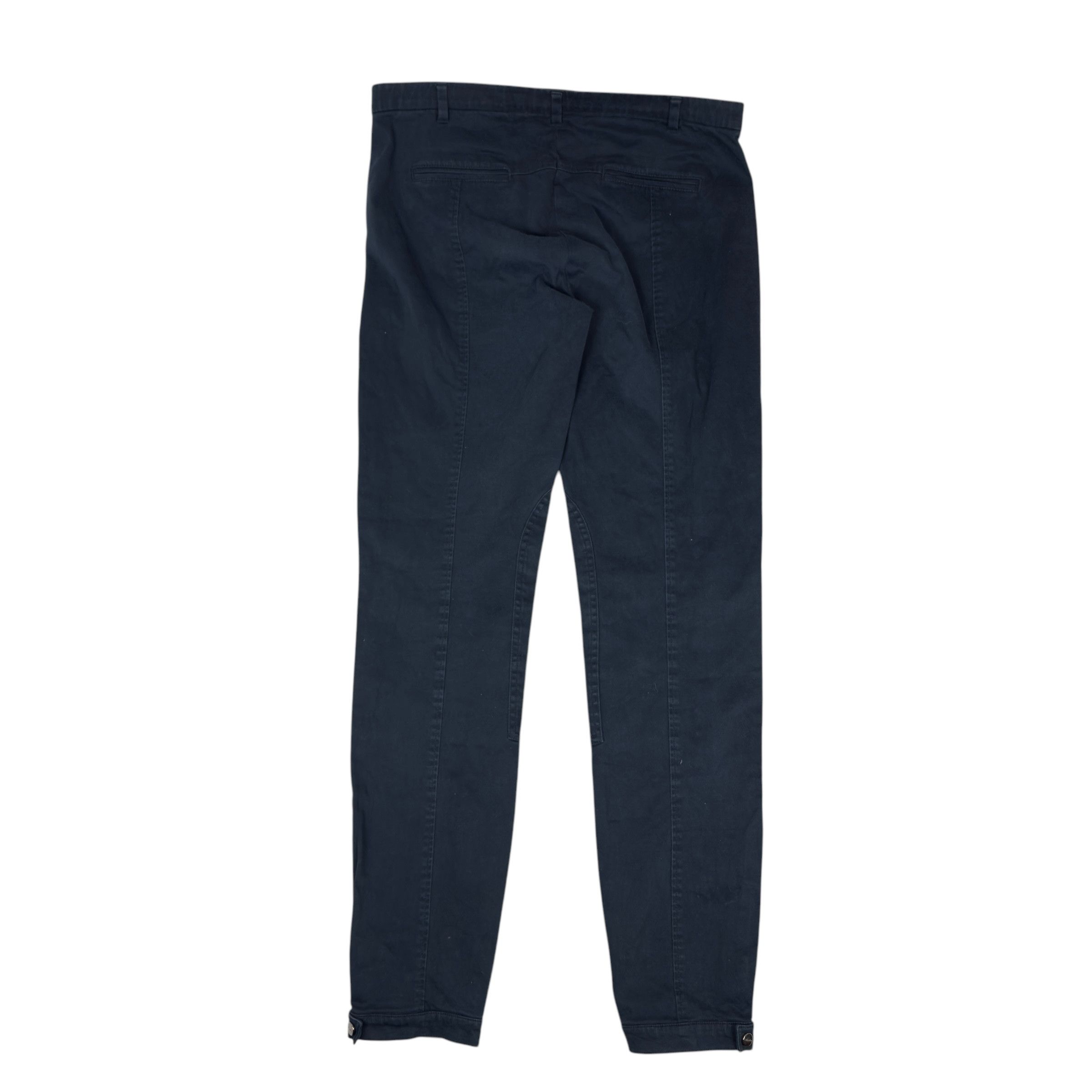 Vintage Max Mara Men's Blue Cotton Stretch Button Fly Chino Pants Size US 32 / EU 48 - 4 Thumbnail