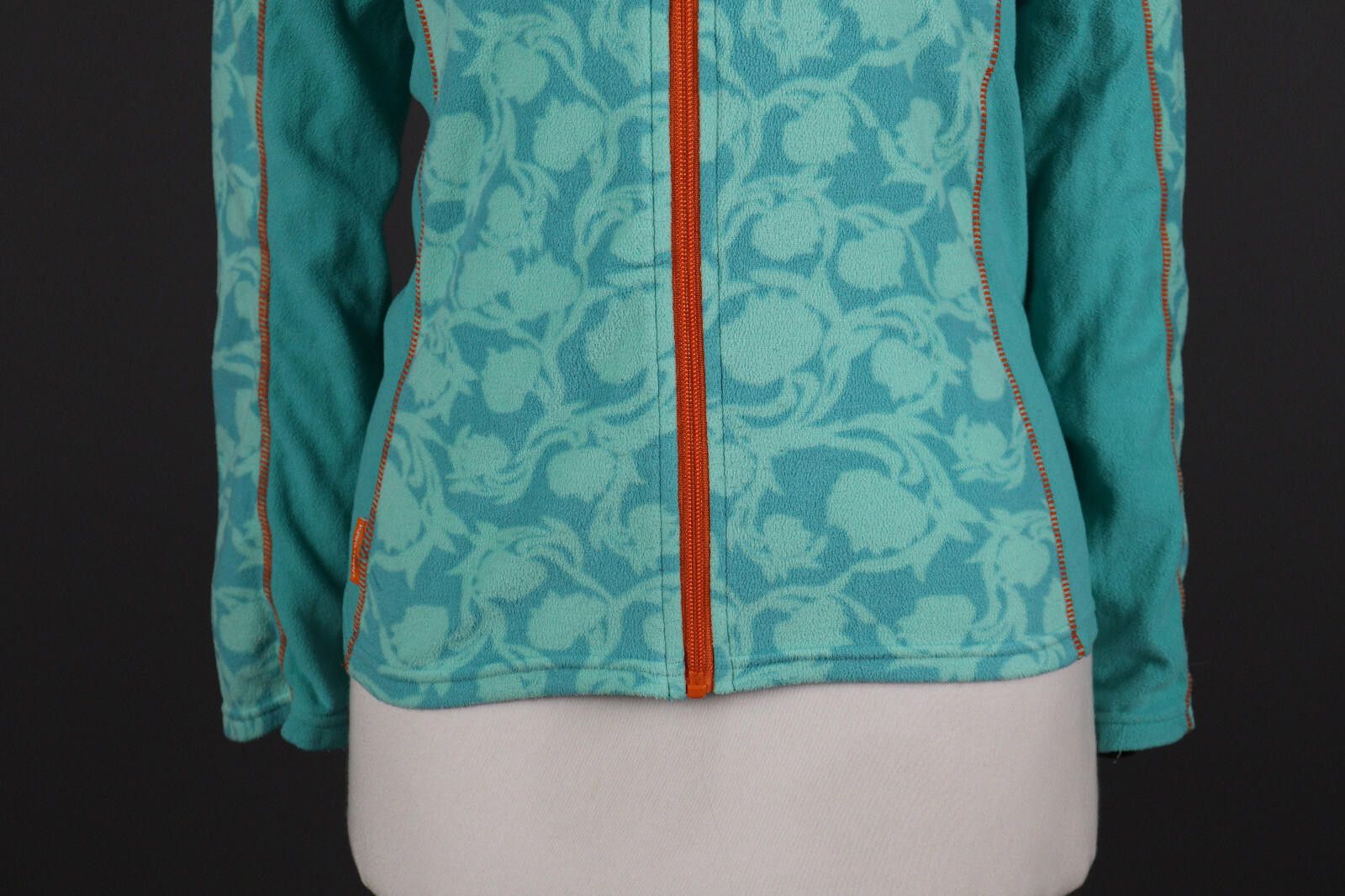 Designer Kari Traa Multicolor Floral Full Zip Fleece Jacket Size S Size S / US 4 / IT 40 - 3 Thumbnail
