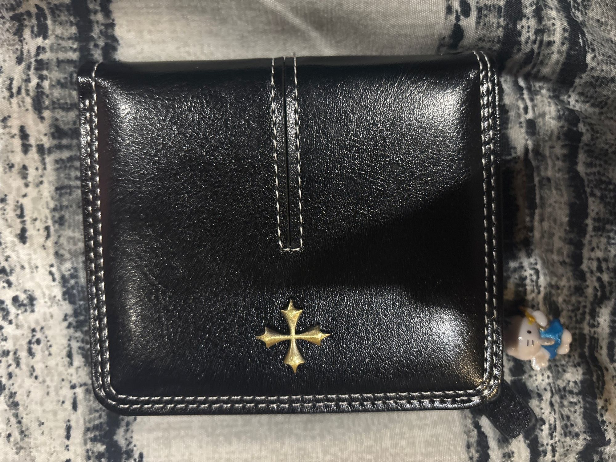 Japanese Brand × Vintage Y2K Leather Cross Wallet (black) Size ONE SIZE - 2 Thumbnail