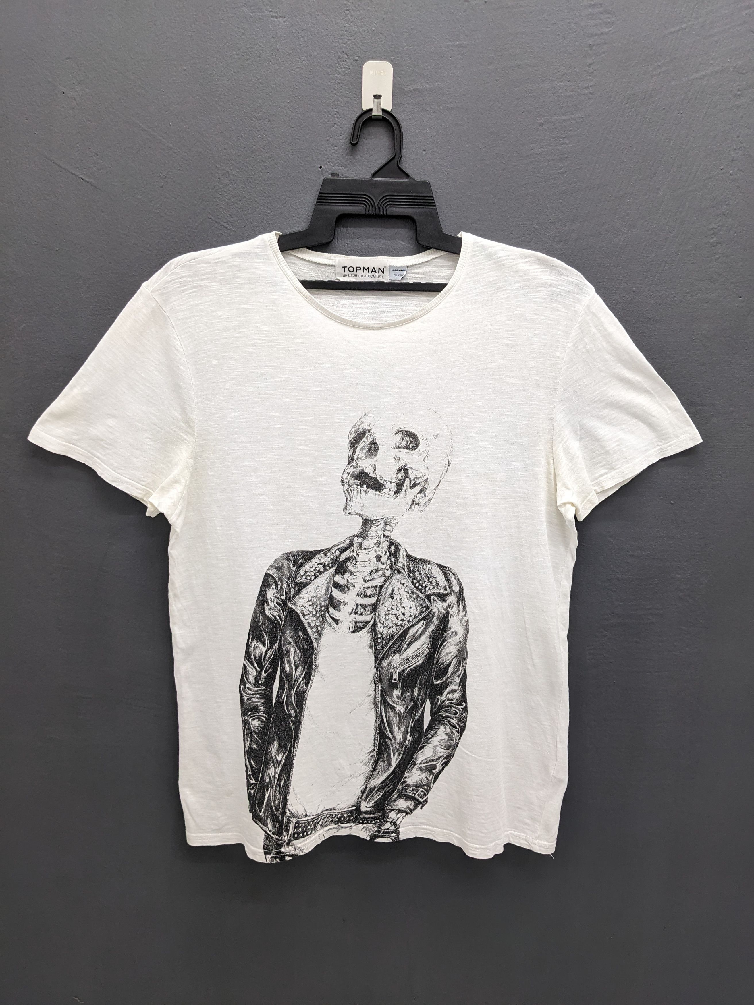 Topman VINTAGE TOPMAN SKULLS DESIGN RARE TSHIRT Size US L / EU 52-54 / 3 - 2 Thumbnail