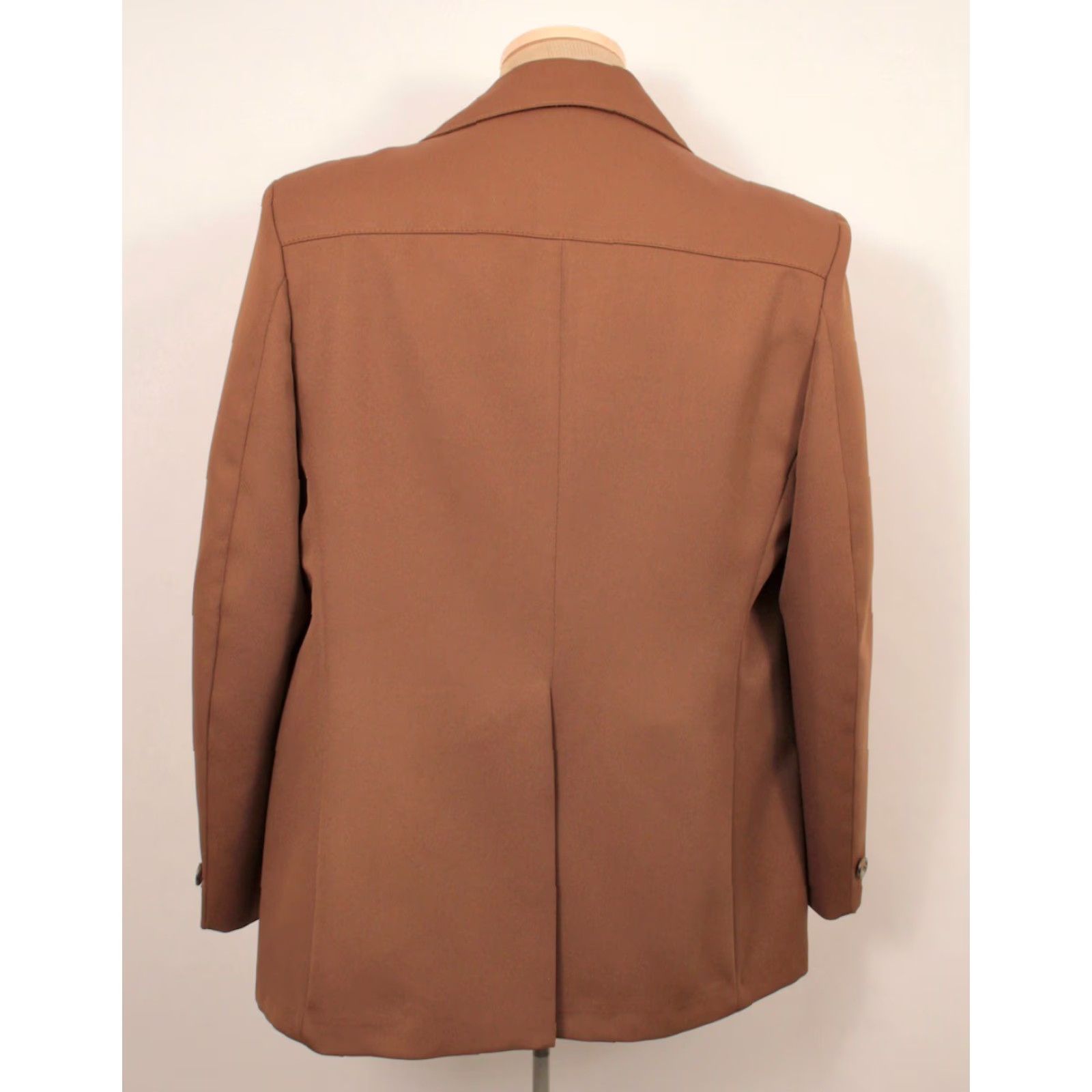 Vintage VINTAGE Darwood Leisure Suit Shirt 70s Brown Mens L 1970s Disco Polyester Size 42R - 4 Thumbnail