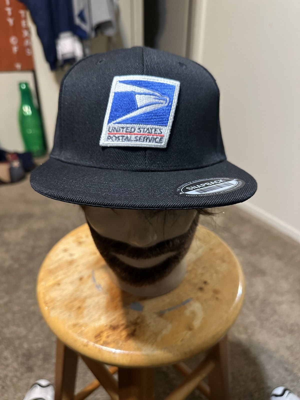 Anti Social Social Club Vintage USPS Mailman “triple black” hat 00s Size ONE SIZE - 2 Thumbnail