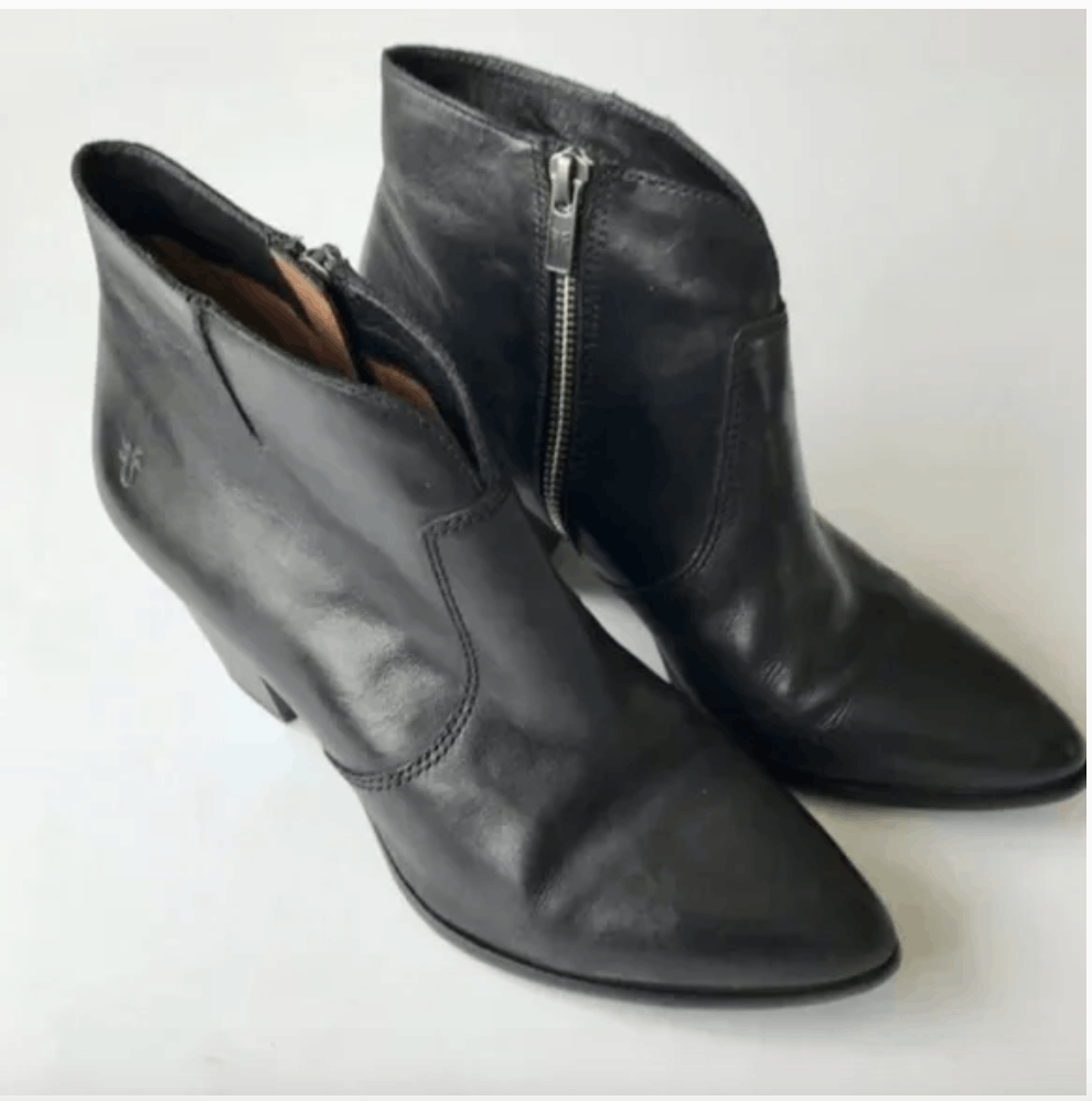 Frye FRYE Jennifer Bootie Leather Pointed Size US 7.5 / IT 37.5 - 6 Thumbnail