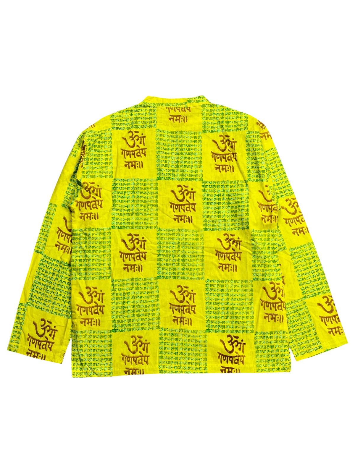 If Six Was Nine 2000s Planet M - Hippie Style Hindi Shirt Size US M / EU 48-50 / 2 - 2 Thumbnail