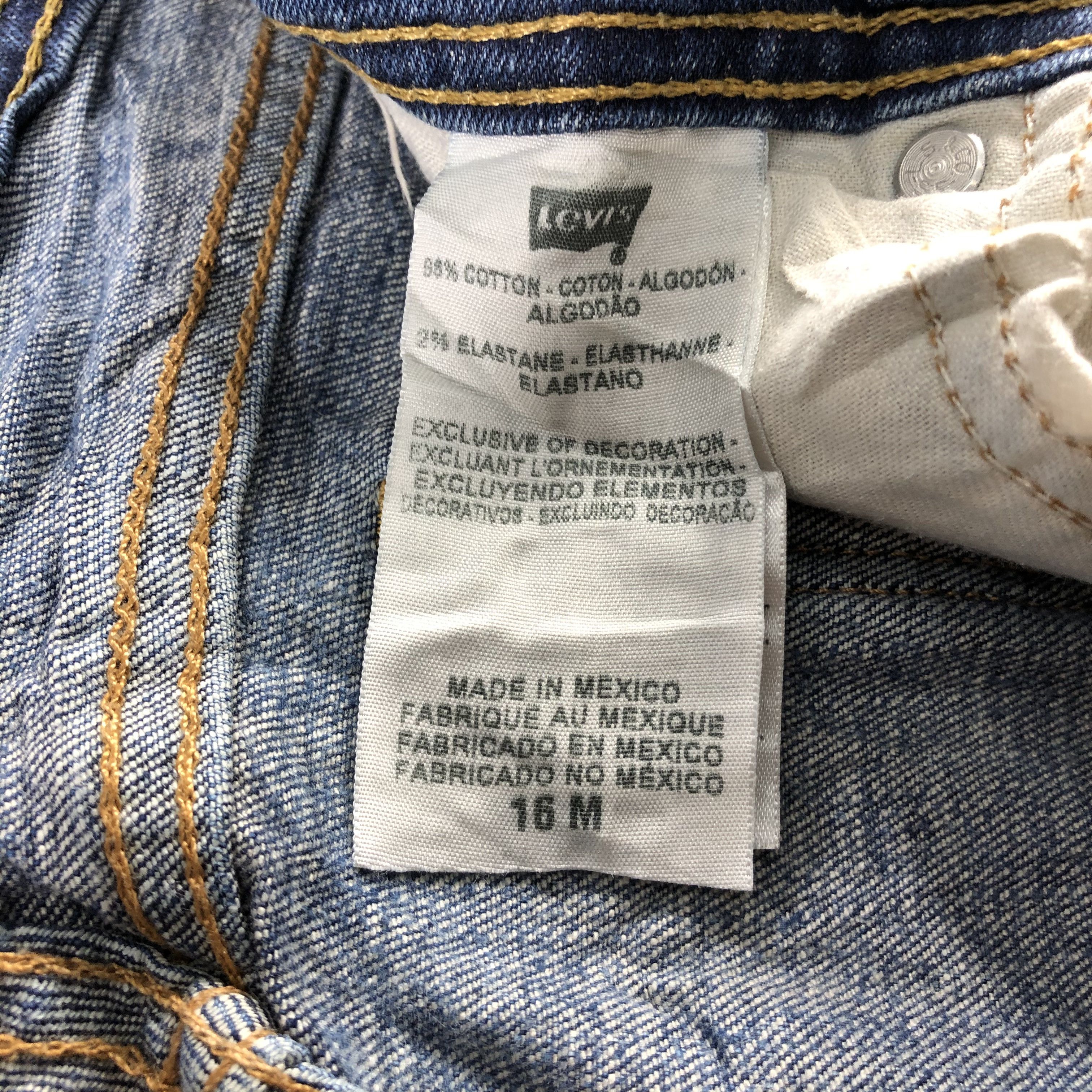 Levi's Vintage Blue Wash Levis Jeans-J2301 Size US 36 / EU 52 - 15 Thumbnail
