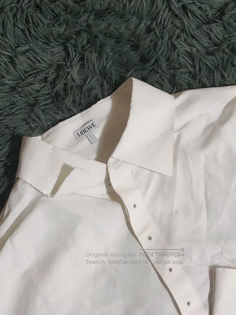 Loewe Loewe Long-sleeve white shirt Size M / US 6-8 / IT 42-44 - 2 Thumbnail