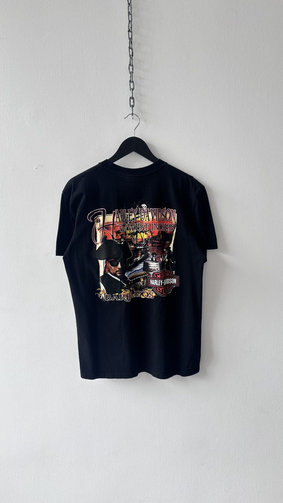 Harley Davidson Harley Davidson Barbados Pirate Ship Tee West Indies Biker L Size US L / EU 52-54 / 3 - 1 Thumbnail