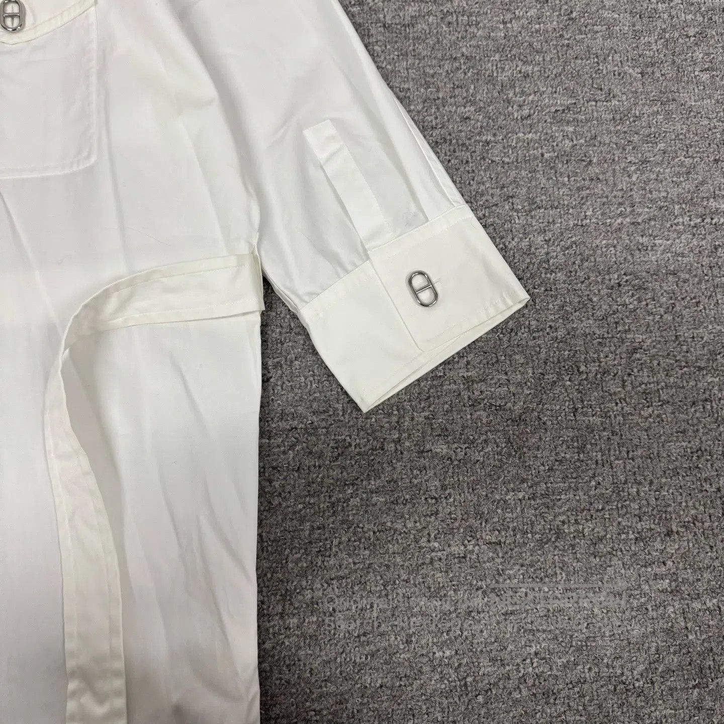 Hermes Hermes size 34 Pig-nose button shirt dress| Size S / US 4 / IT 40 - 5 Thumbnail