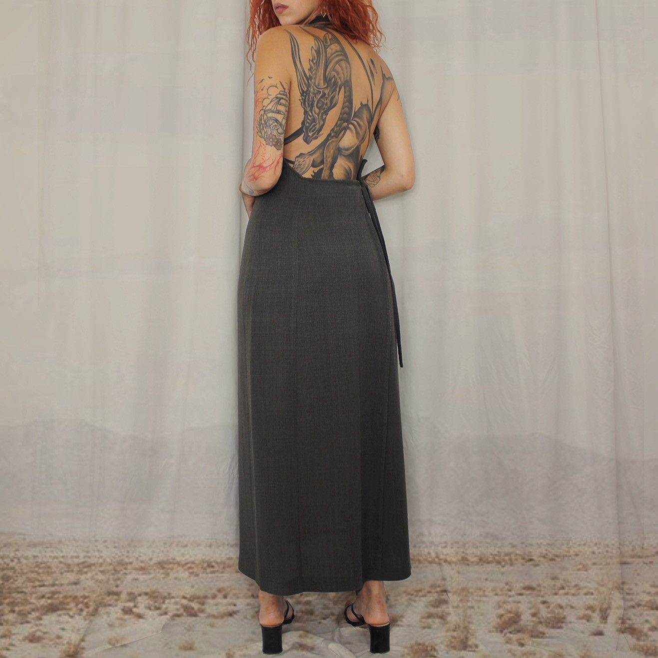 Max Mara 🏮MAX MARA MAXI DRESS🏮 Size L / US 10 / IT 46 - 3 Thumbnail