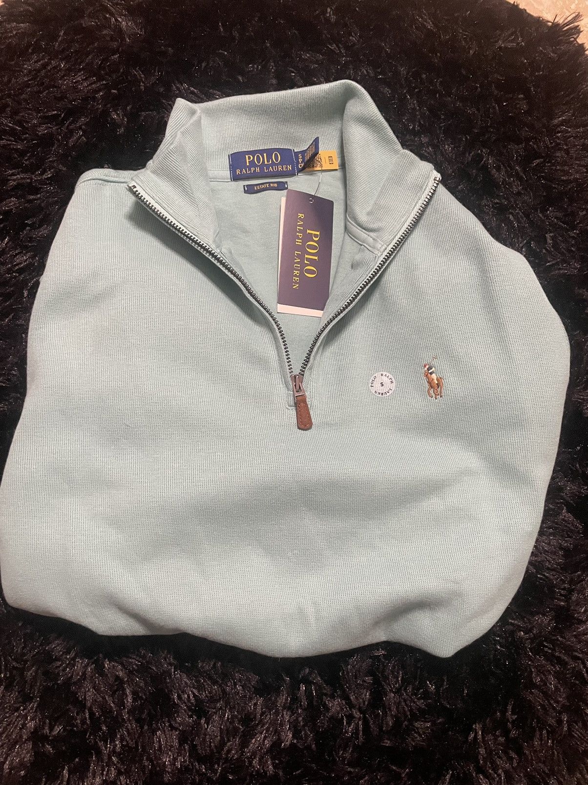 Polo Ralph Lauren POLO RALPH LAUREN ESTATE RIB QUARTER ZIP PULLOVER - PULLOVER Size US S / EU 44-46 / 1 - 1 Thumbnail
