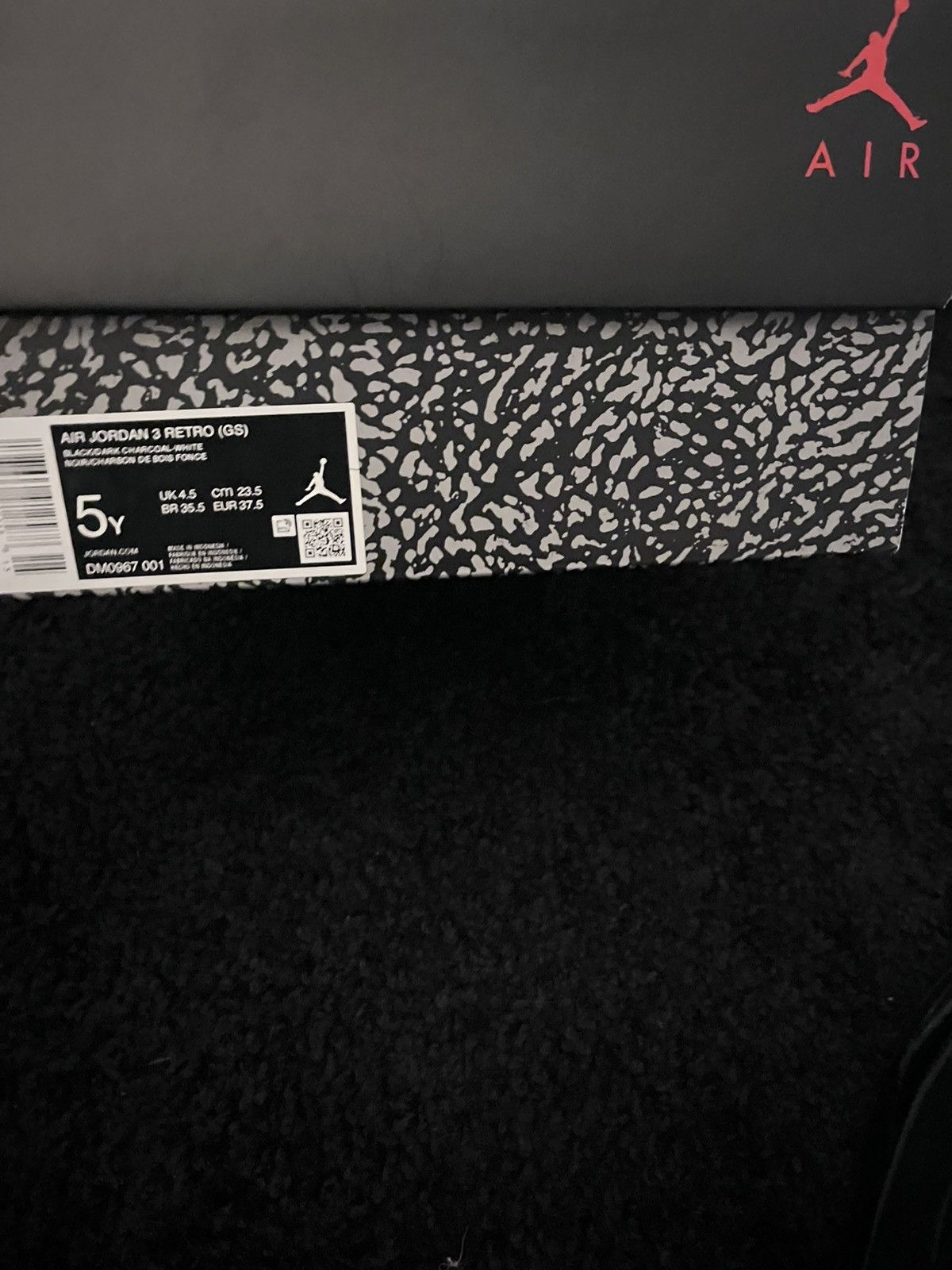 Jordan Brand Black cat 3s Size US 5 / EU 37 - 8 Thumbnail