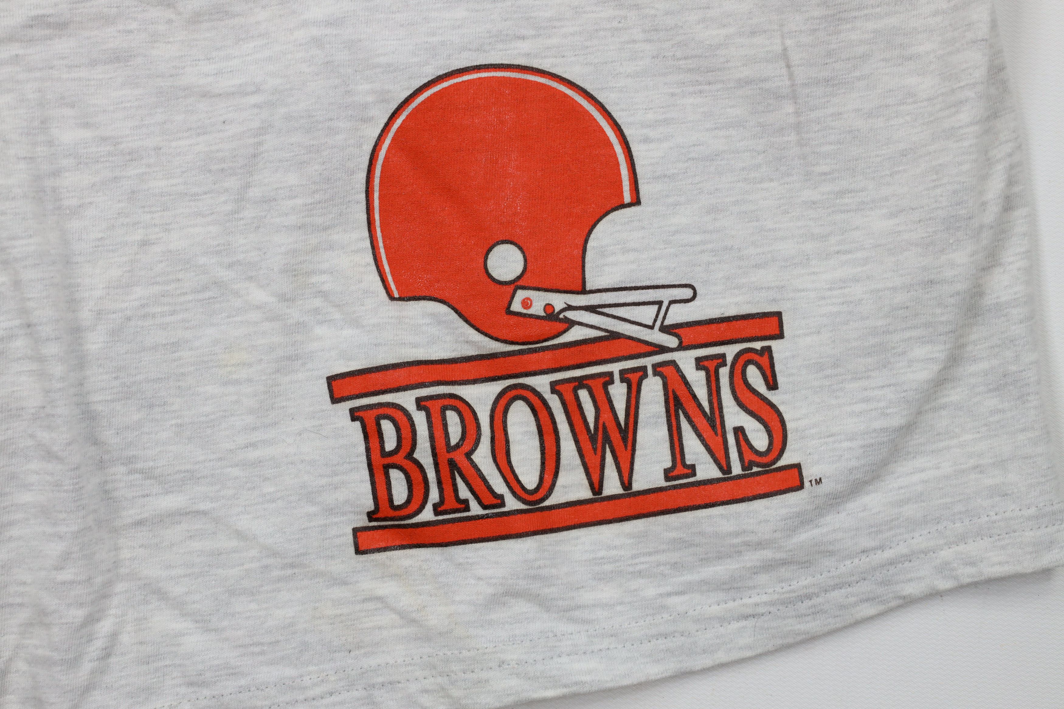 Russell Athletic × Vintage Vintage 90s Russell Athletic Browns Football Shorts Gray USA Size US 36 / EU 52 - 5 Thumbnail