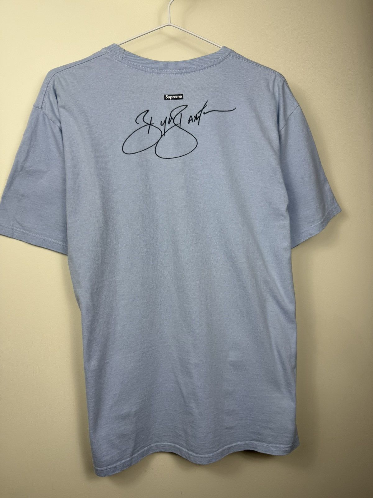Supreme Supreme “Wake The World” Tee Light Blue — Size L Made in USA Size US L / EU 52-54 / 3 - 6 Thumbnail