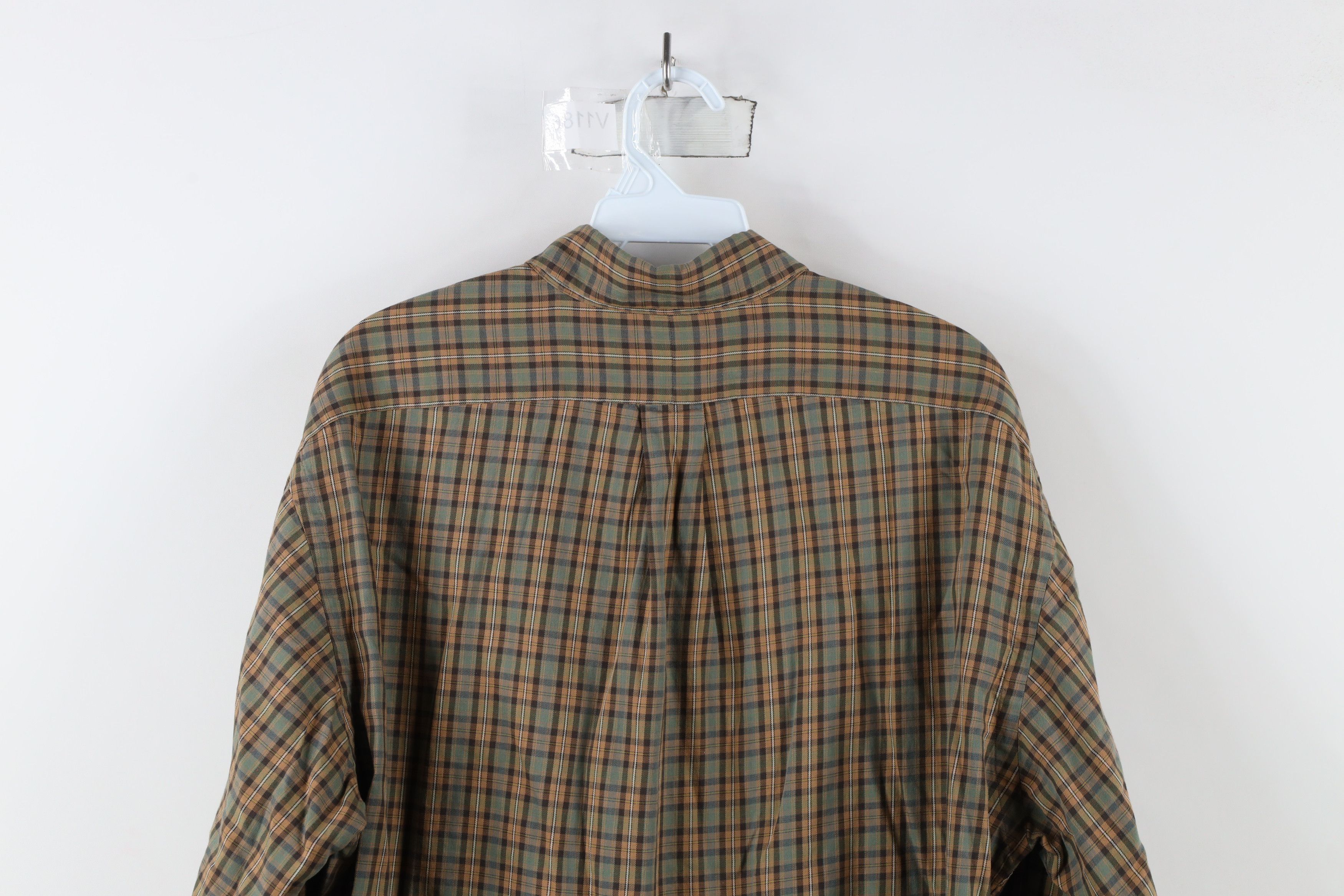 Ralph Lauren × Vintage Vintage 90s Ralph Lauren Yarmouth Shirt Earth Tone Plaid Size US M / EU 48-50 / 2 - 9 Thumbnail