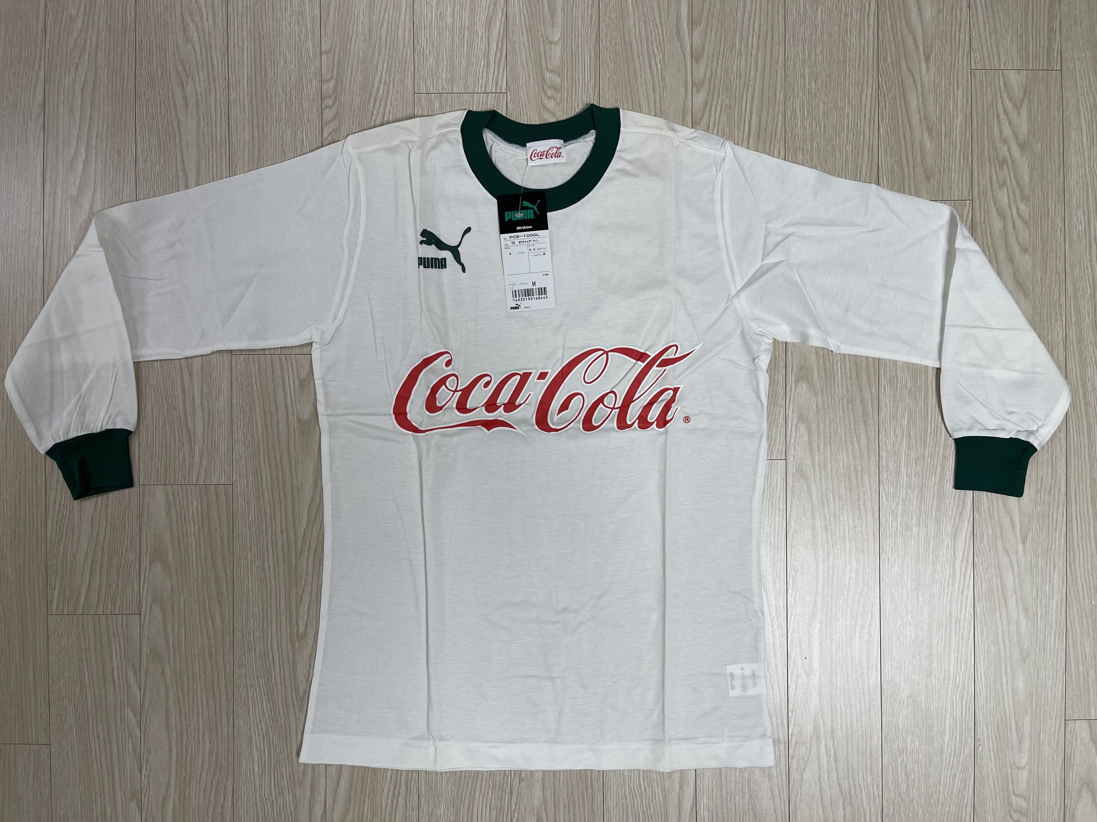 Coca Cola Puma x Coca-cola 90s Old JAPAN Vintage L/S Tee Size US M / EU 48-50 / 2 - 1 Thumbnail
