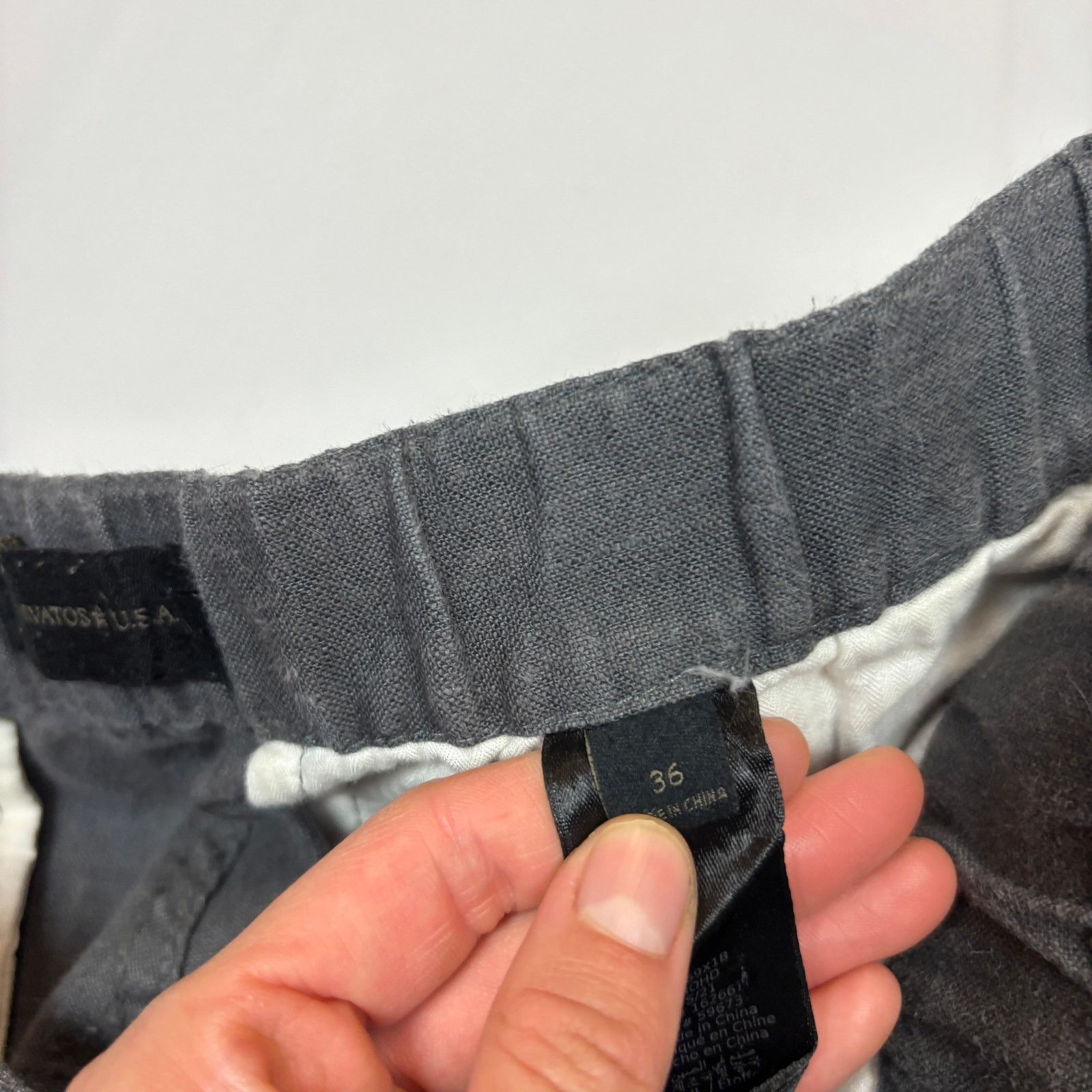 John Varvatos John Varvatos Star USA Robbie Tailored Slim Linen Pants 36 Size US 36 / EU 52 - 5 Thumbnail