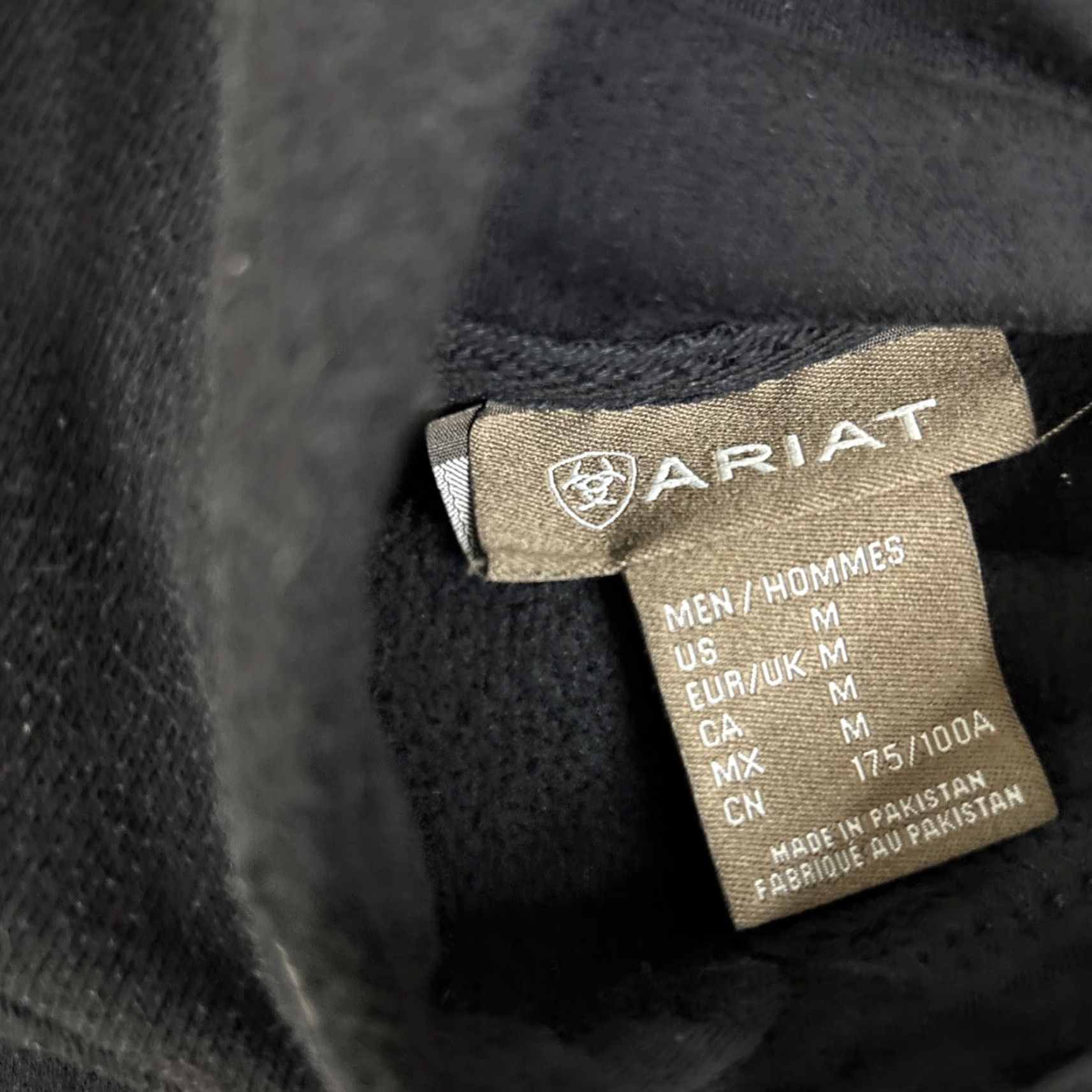 Ariat Ariat Shield Mexico Hooded Sweatshirt Black M Mens Pullover Size US M / EU 48-50 / 2 - 3 Thumbnail