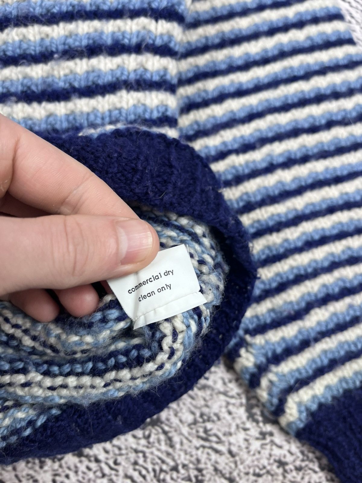 Missoni Missoni Uomo Striped Wool Sweater Blue Italy Vintage Size US M / EU 48-50 / 2 - 6 Thumbnail