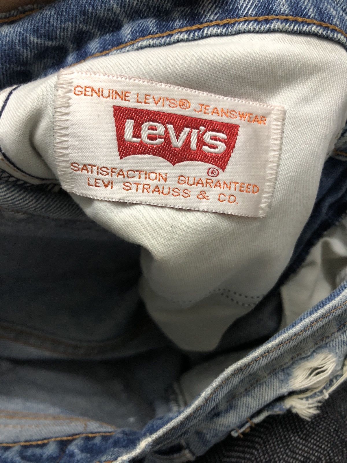 Levi's × Vintage Vintage Levis 505 Distressed Denim Size US 30 / EU 46 - 6 Thumbnail