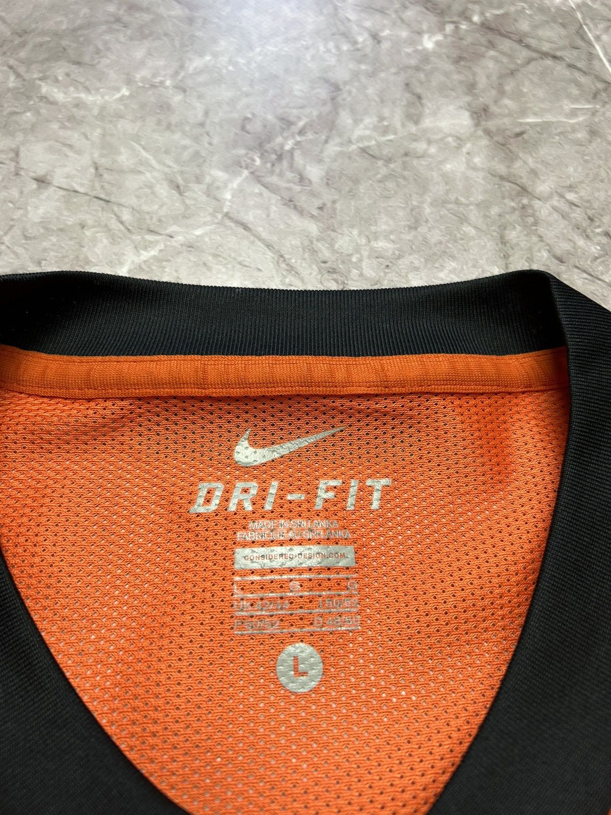Nike × Vintage Nike Netherlands Embroidered Swoosh Dri Fit Soccer Jersey L Size US L / EU 52-54 / 3 - 7 Thumbnail