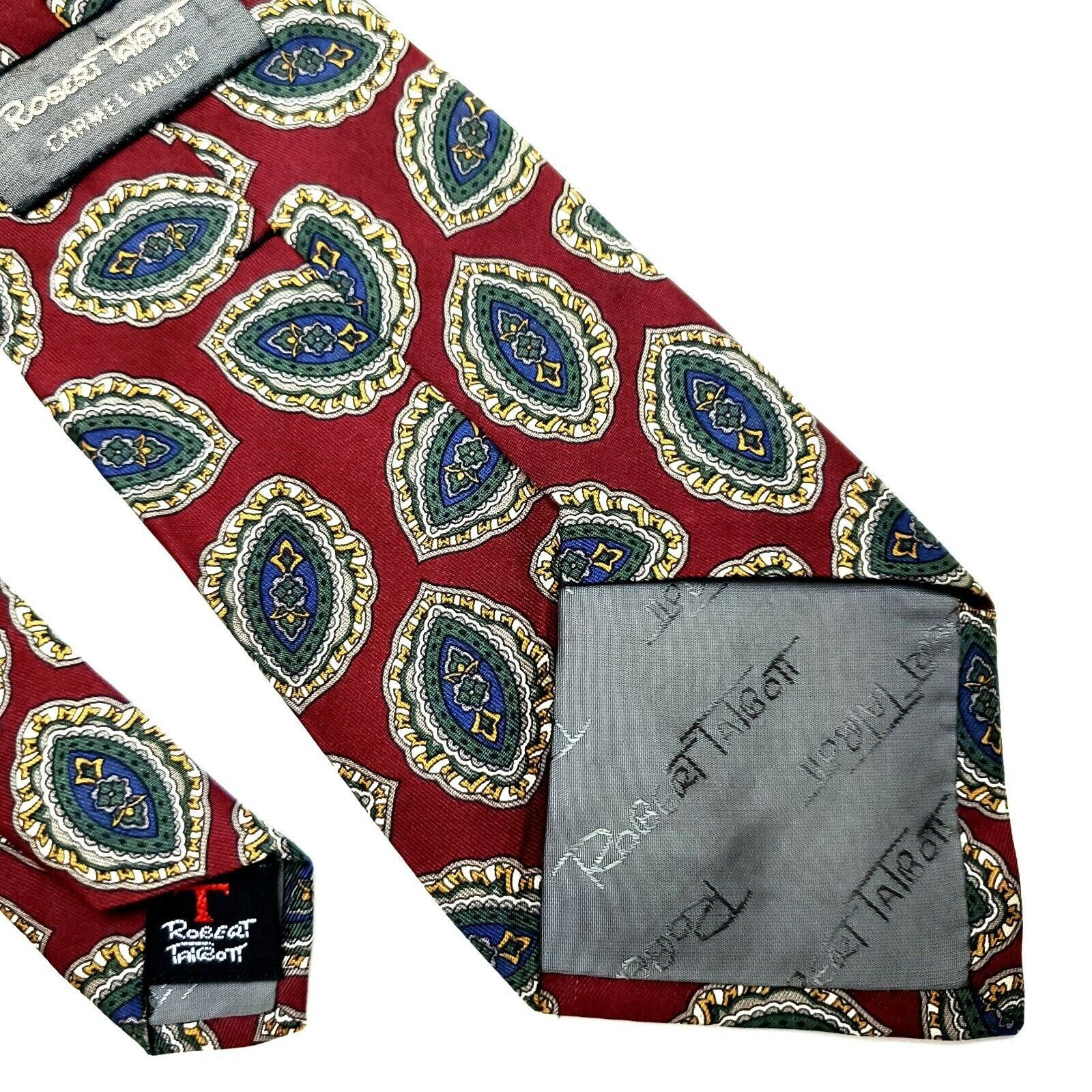 Robert Talbott Robert Talbott Carmel Valley Silk Tie Red Abstract Short Size ONE SIZE - 6 Thumbnail