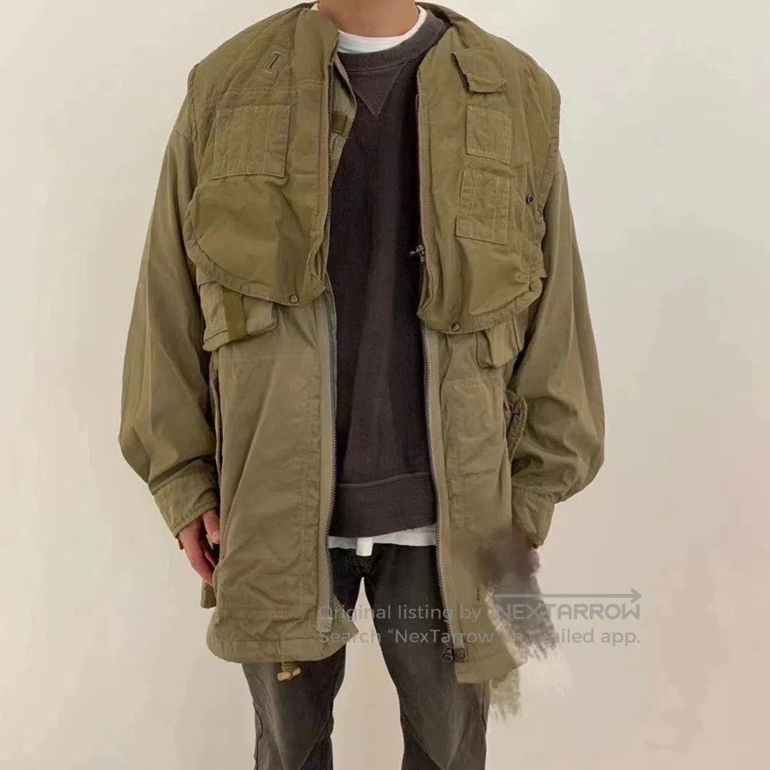 Visvim visvim paratrooper coat with unique dyeing technique. Size US L / EU 52-54 / 3 - 7 Thumbnail