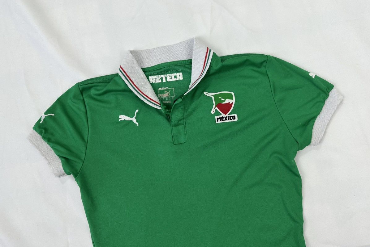 Puma Rare Women’s Puma Mexico Blockcore Jersey 2014 World Cup M Size M / US 6-8 / IT 42-44 - 1 Thumbnail