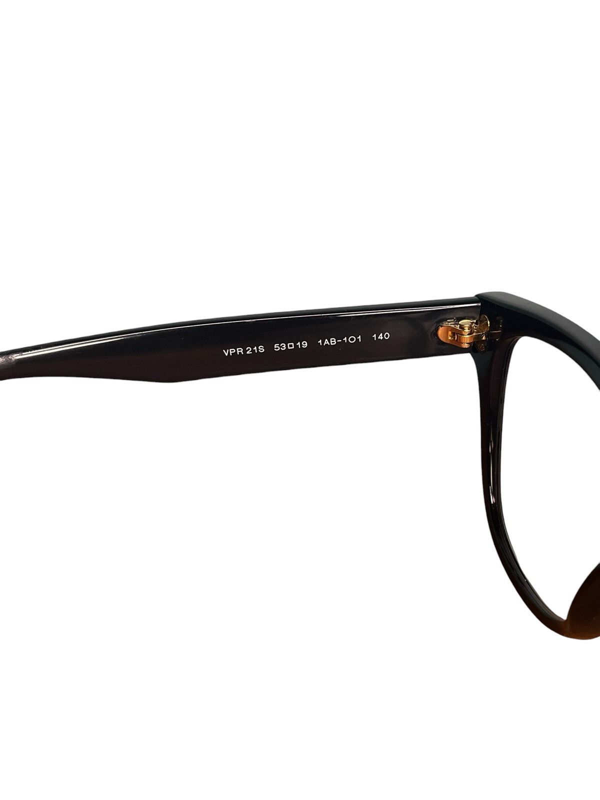 Prada Prada VPR21S Black Acetate Eyeglasses Made in Italy Size ONE SIZE - 6 Thumbnail
