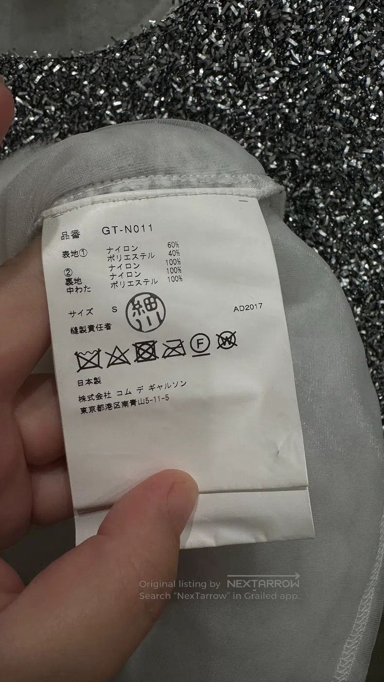 Comme des Garcons Comme Des Garcons Shiny Sequin Double Layer Top Size S / US 4 / IT 40 - 5 Thumbnail
