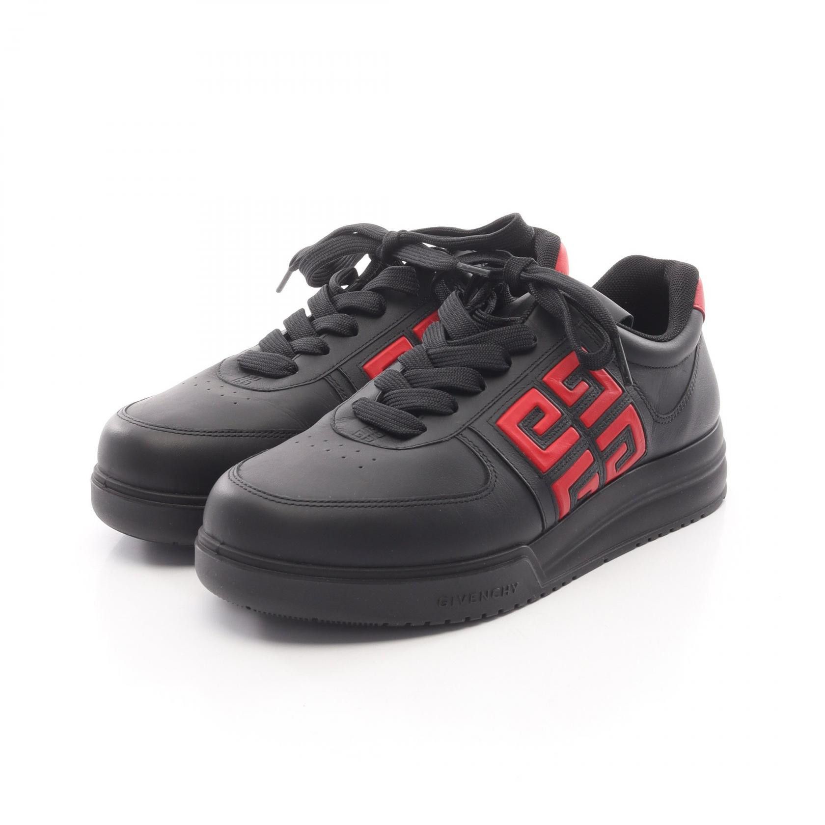 Givenchy Givenchy Givenchy Logo Leather Sneakers Leather Shoes BH007WH1DE DUTY FREE for USA Size ONE SIZE - 1 Thumbnail