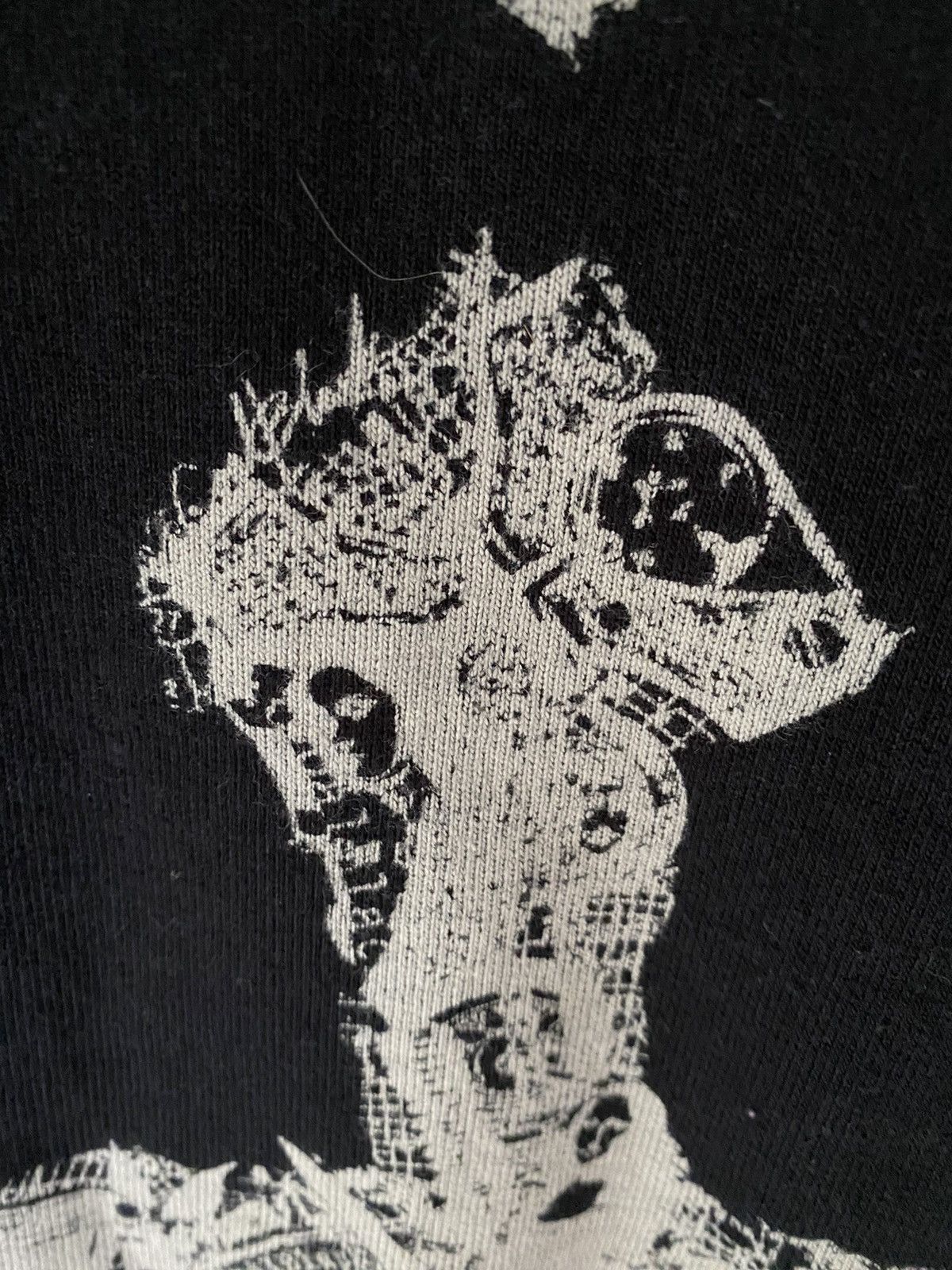 Obelisk Coal Black Japan Skull Cross Black RIRI zipper hoodie Size US S / EU 44-46 / 1 - 14 Thumbnail