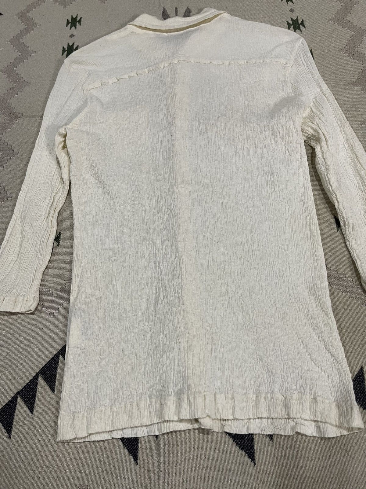 Tsumori Chisato 1990s TSUMORI CHISATO ISSEY MIYAKE PLEATED BUTTON BLOUSES Size XS / US 0-2 / IT 36-38 - 11 Thumbnail