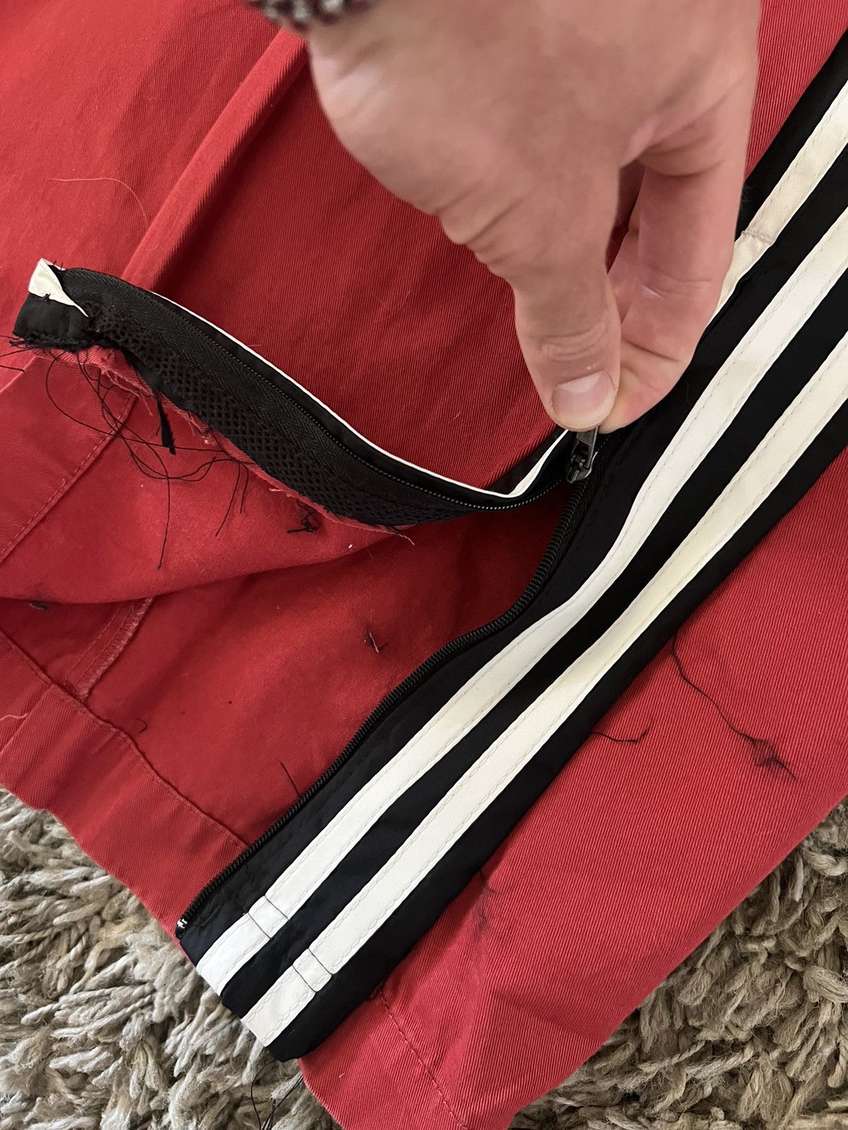 Handmade Cut n Sew Track Pants Size US 33 - 4 Thumbnail