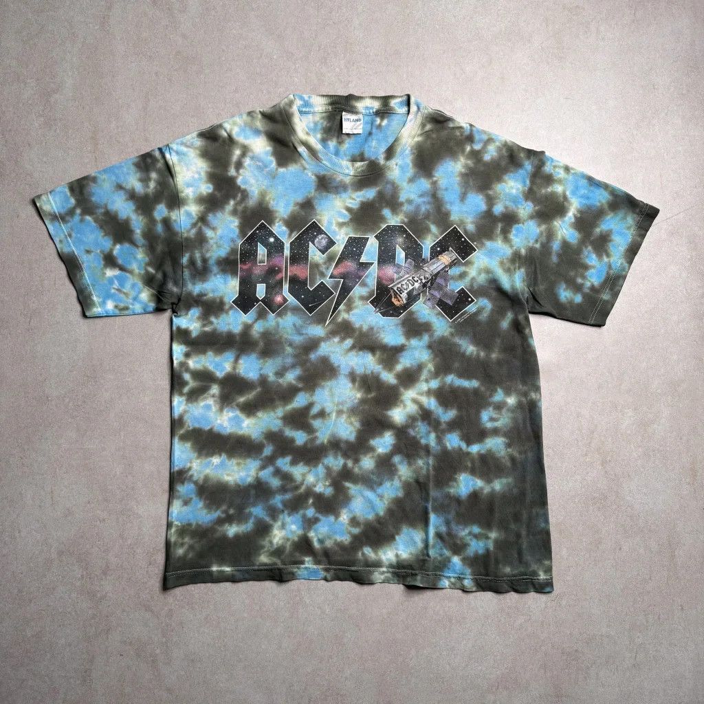 Other Vintage Tie Dye AC/DC T-Shirt - L Size US M / EU 48-50 / 2 - 2 Thumbnail