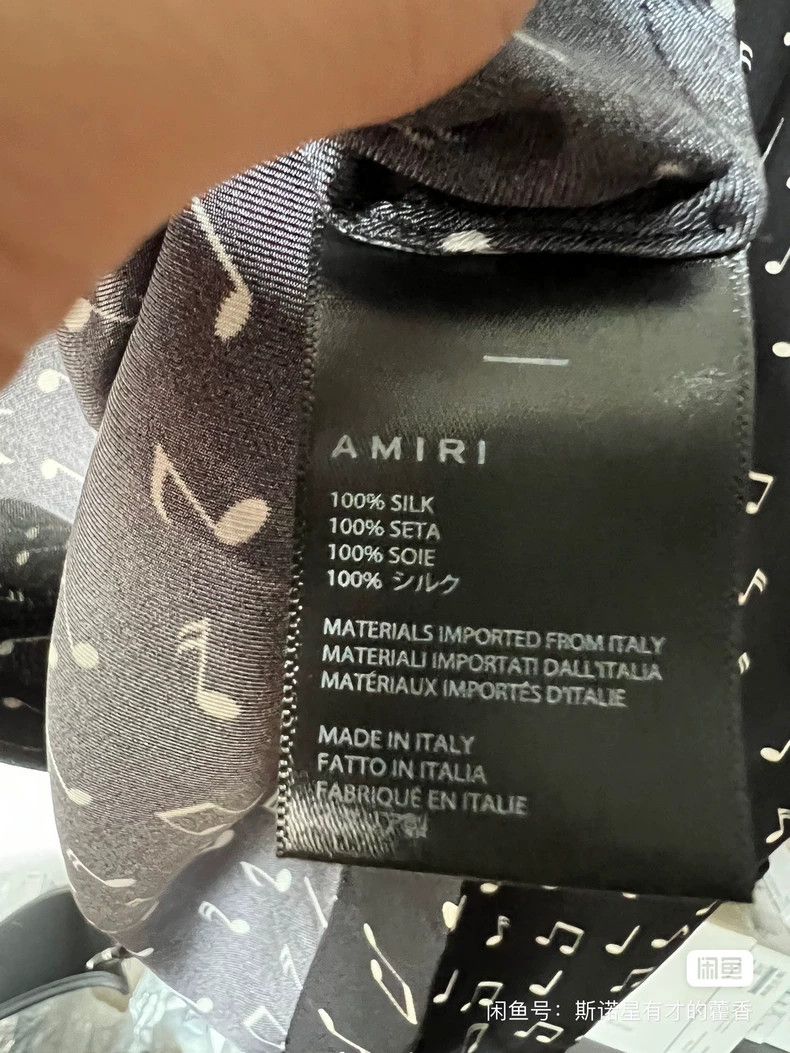 Amiri Amiri piano note design shirt Size US L / EU 52-54 / 3 - 4 Thumbnail