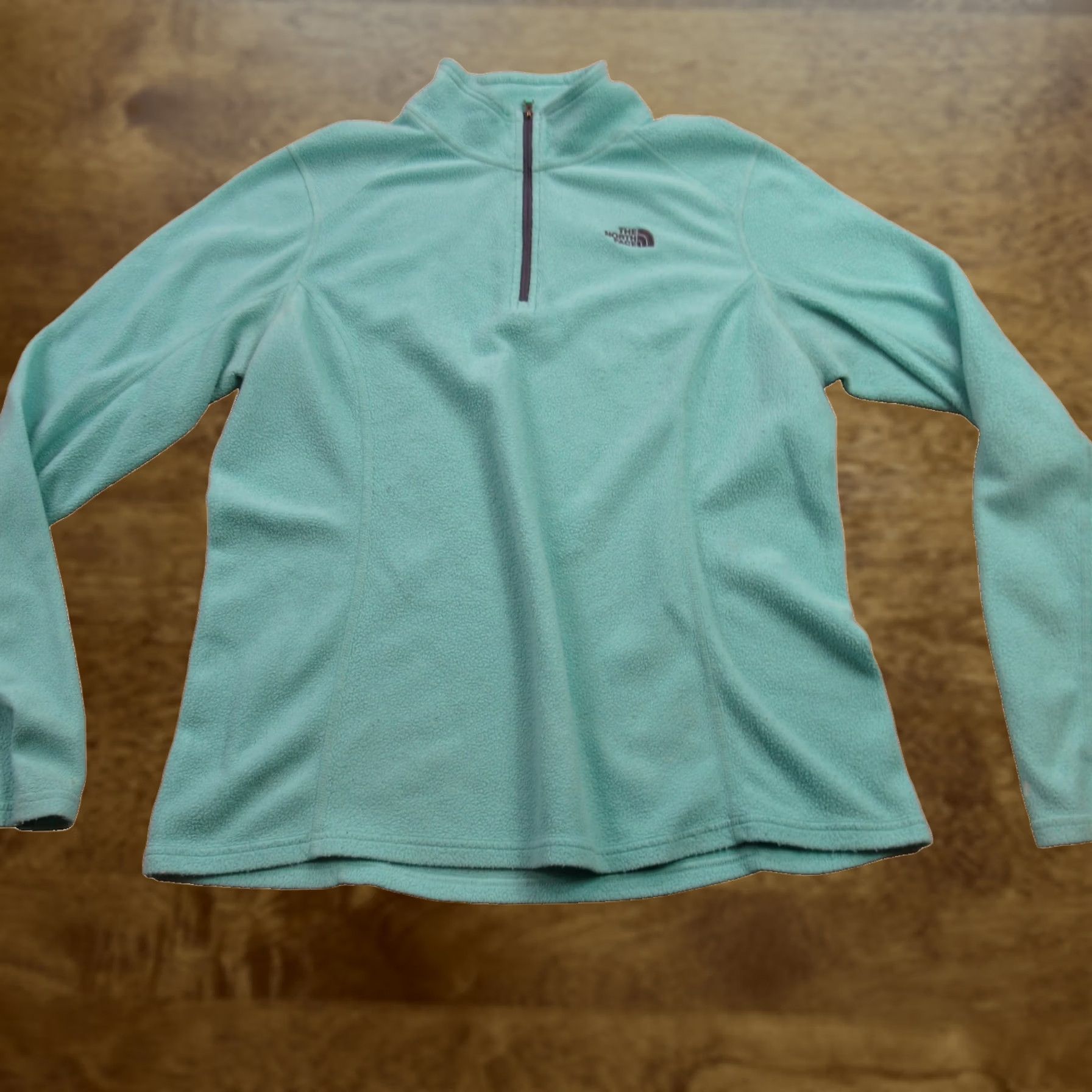 The North Face The North Face Pullover Womens Medium Long Sleeve 1/4 Zip Green Lightweight Size M / US 6-8 / IT 42-44 - 1 Thumbnail