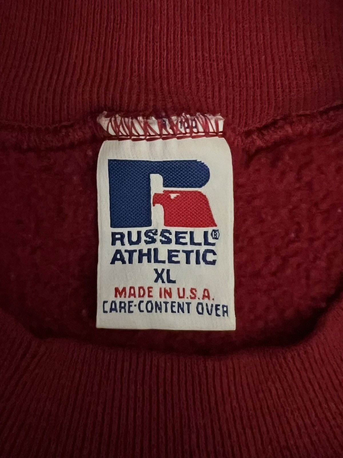 Russell Athletic Vintage 90s Russell Athletic Blank Crewneck Size US XL / EU 56 / 4 - 5 Thumbnail