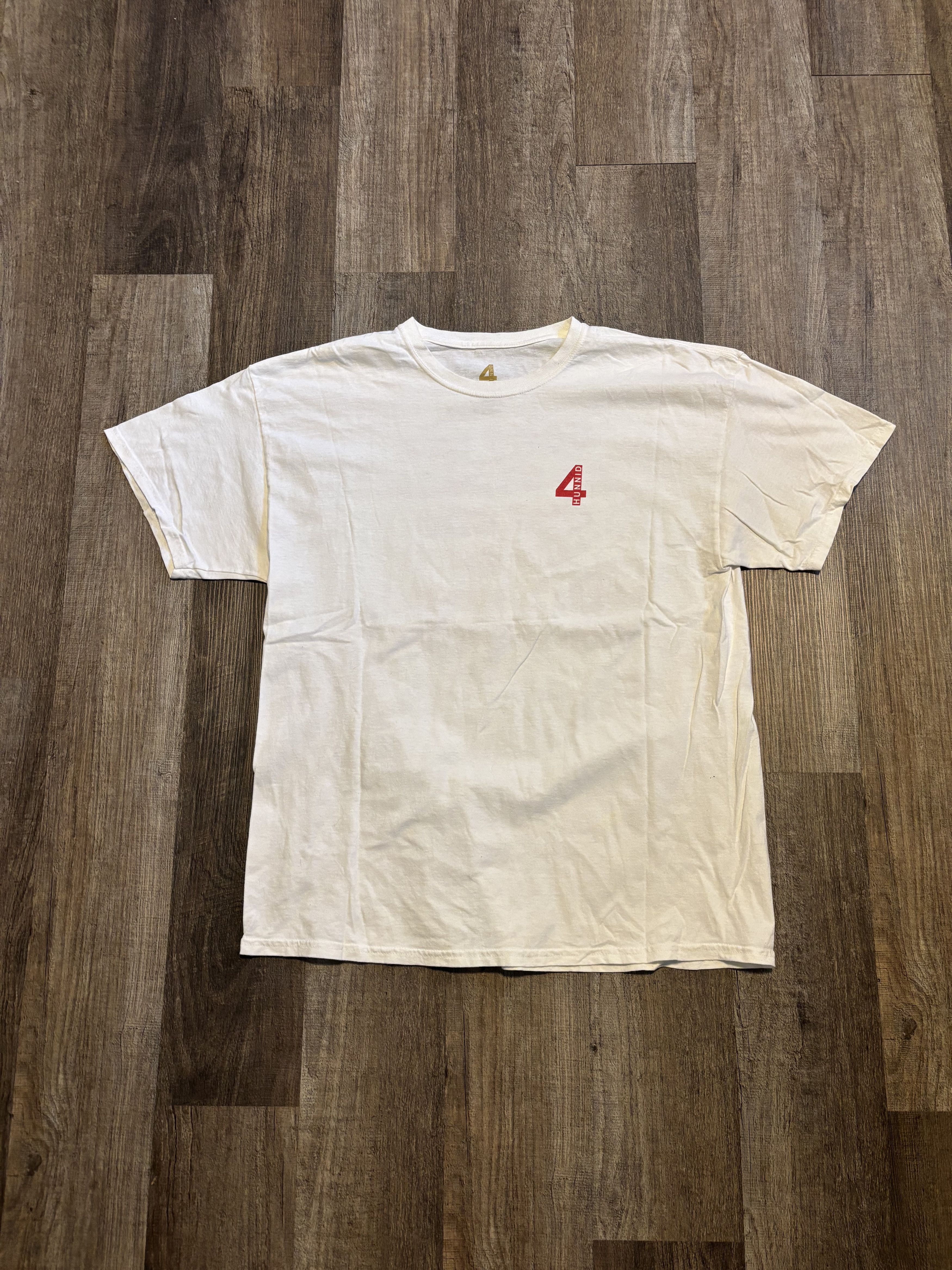 4HUNNID 4HUNNID Poem Tee Shirt Size US XL / EU 56 / 4 - 1 Thumbnail