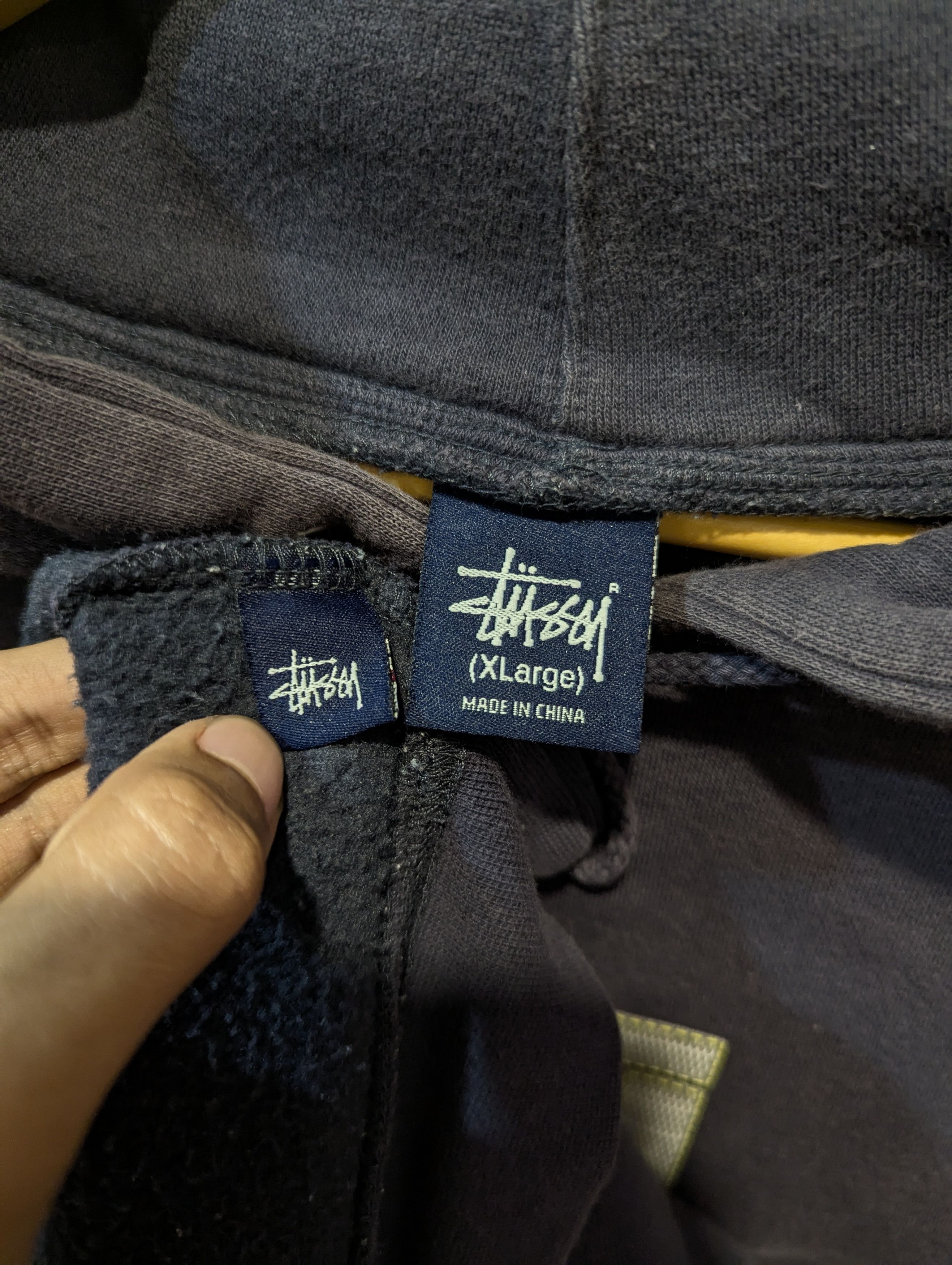 Stussy Vintage Stussy Rip Off Fendi Logo Hoodie Size US XL / EU 56 / 4 - 5 Thumbnail