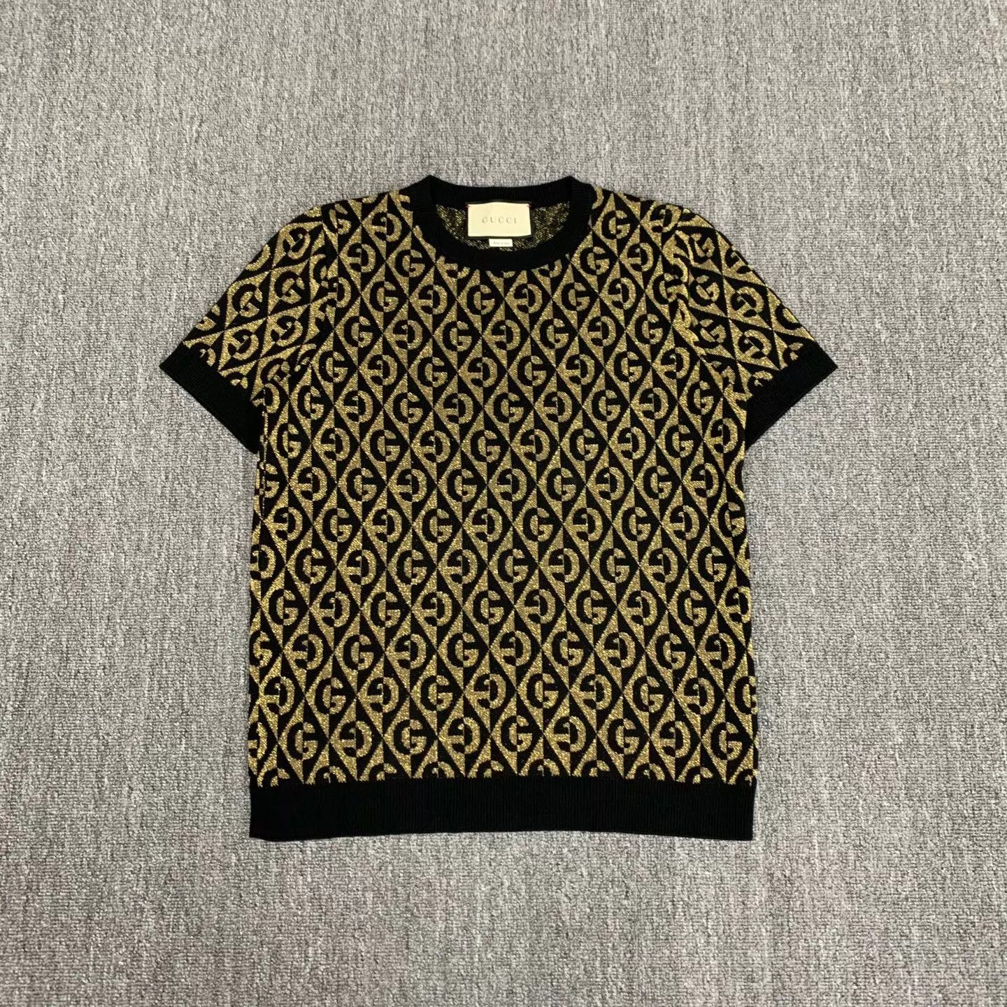 Gucci Gucci Wool Double G All Over Print SS Tee M 98 New Size M / US 6-8 / IT 42-44 - 1 Thumbnail