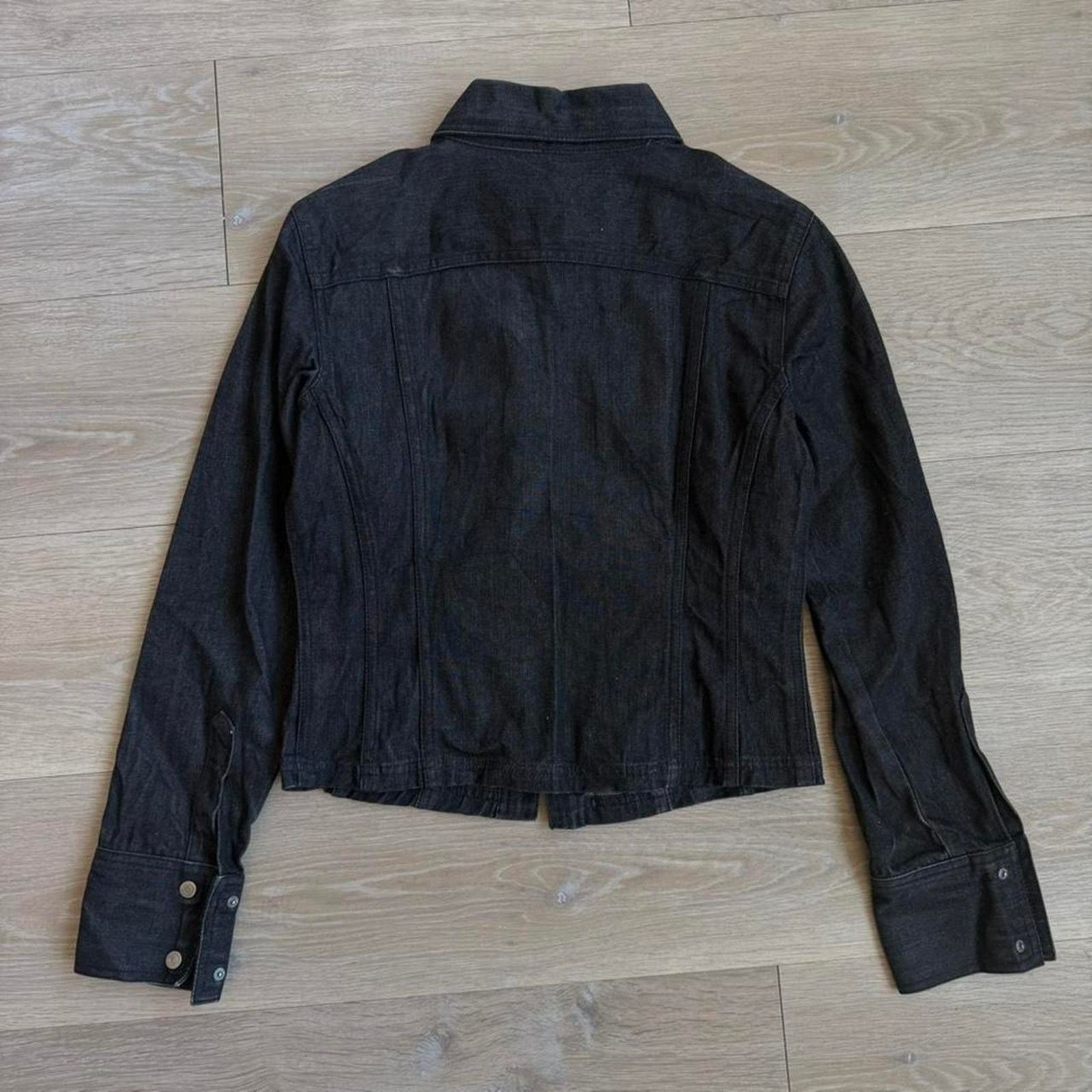 Gucci Gucci by Tom Ford SS1998 Denim Jacket Black Size S / US 4 / IT 40 - 7 Thumbnail