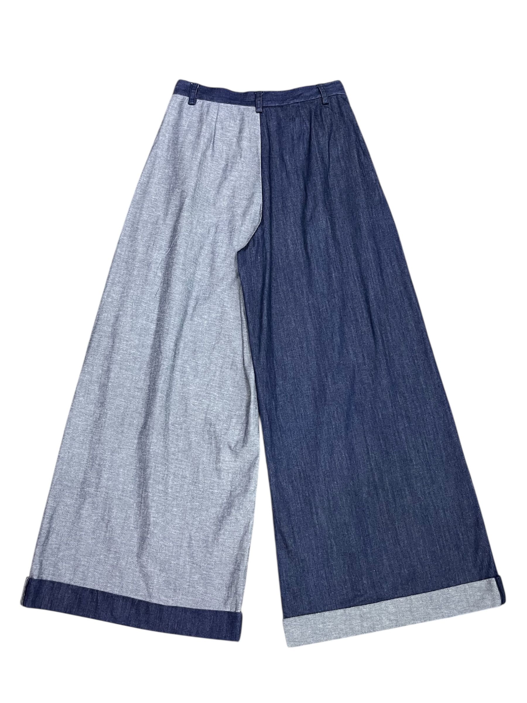 Vivienne Tam 🔥Vivienne Tam Vintage Colour Split Back Wide Leg Palazzo Size 26" / US 2 / IT 38 - 3 Thumbnail