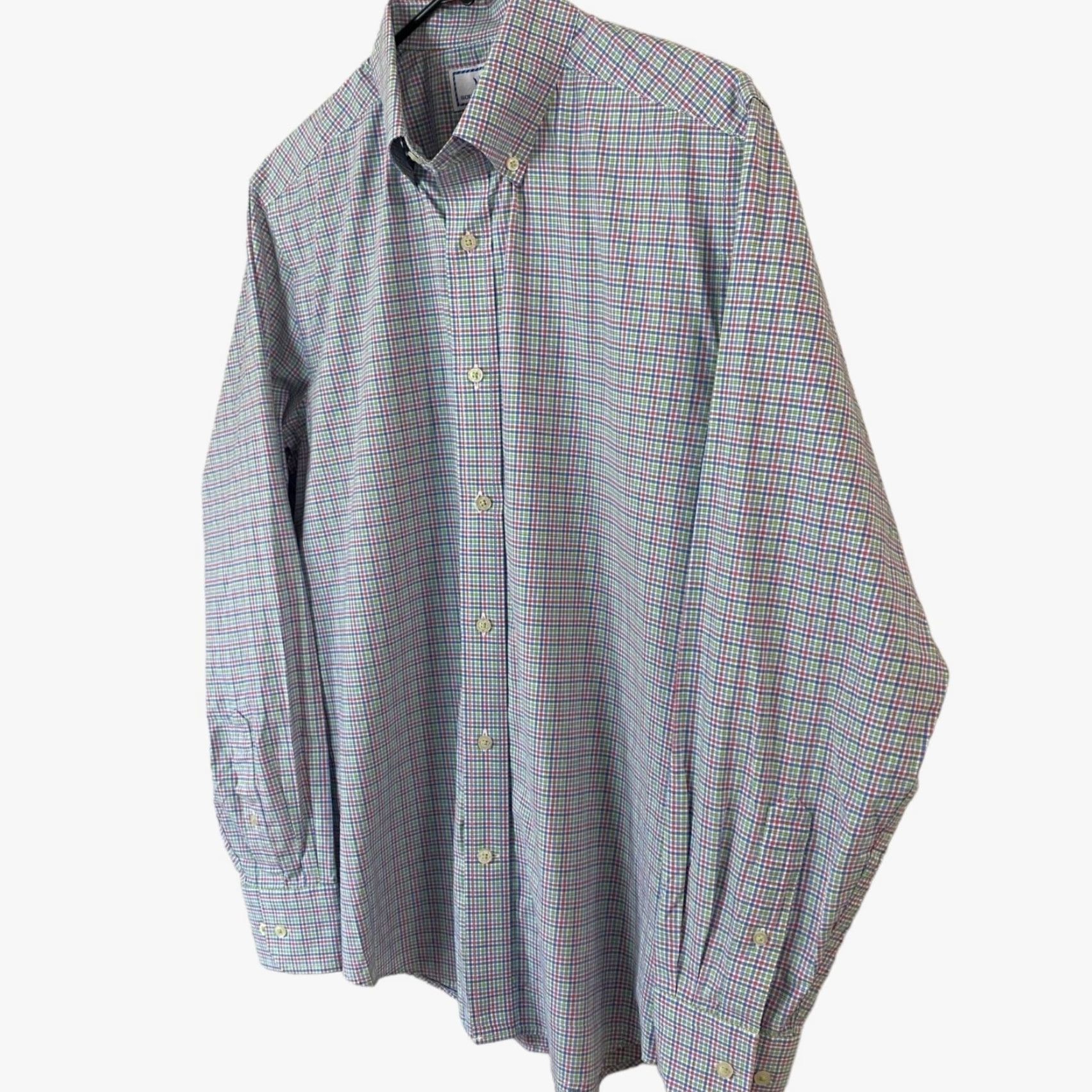Southern Tide VINTAGE Southern Tide Button-Down Sport Shirt Trim Fit Men Medium Blue Micro Check Shirt Size US M / EU 48-50 / 2 - 2 Thumbnail